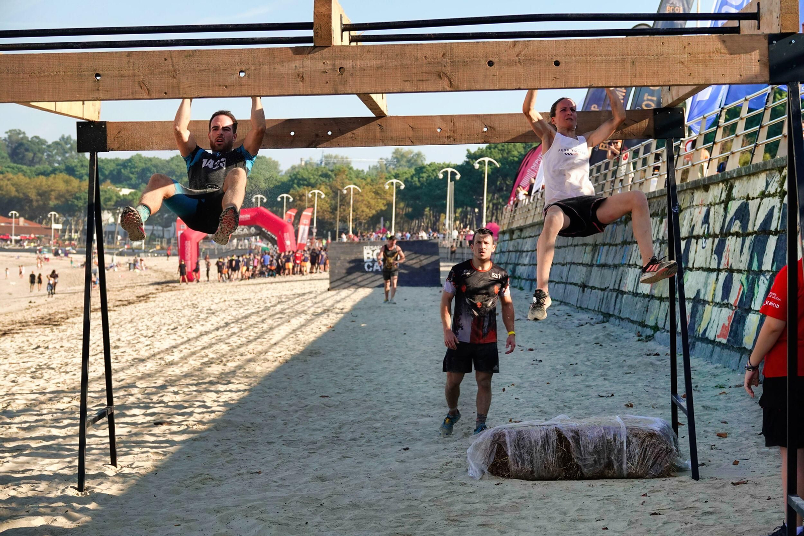 Participantes en el desafío Boot Camp en Samil.