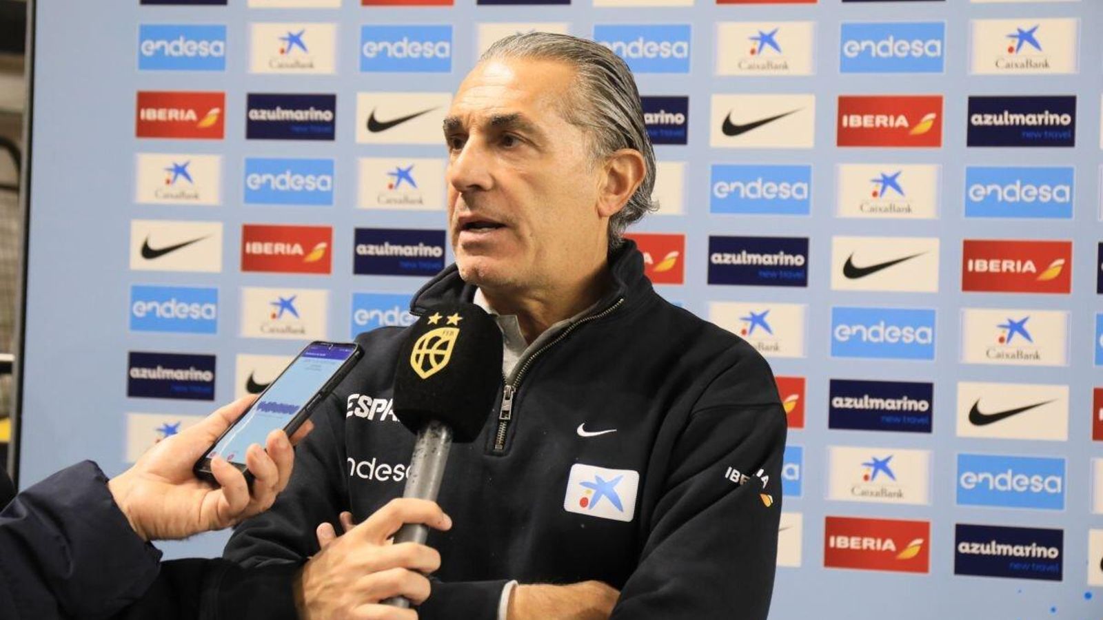 Sergio Scariolo, en el Pazo.