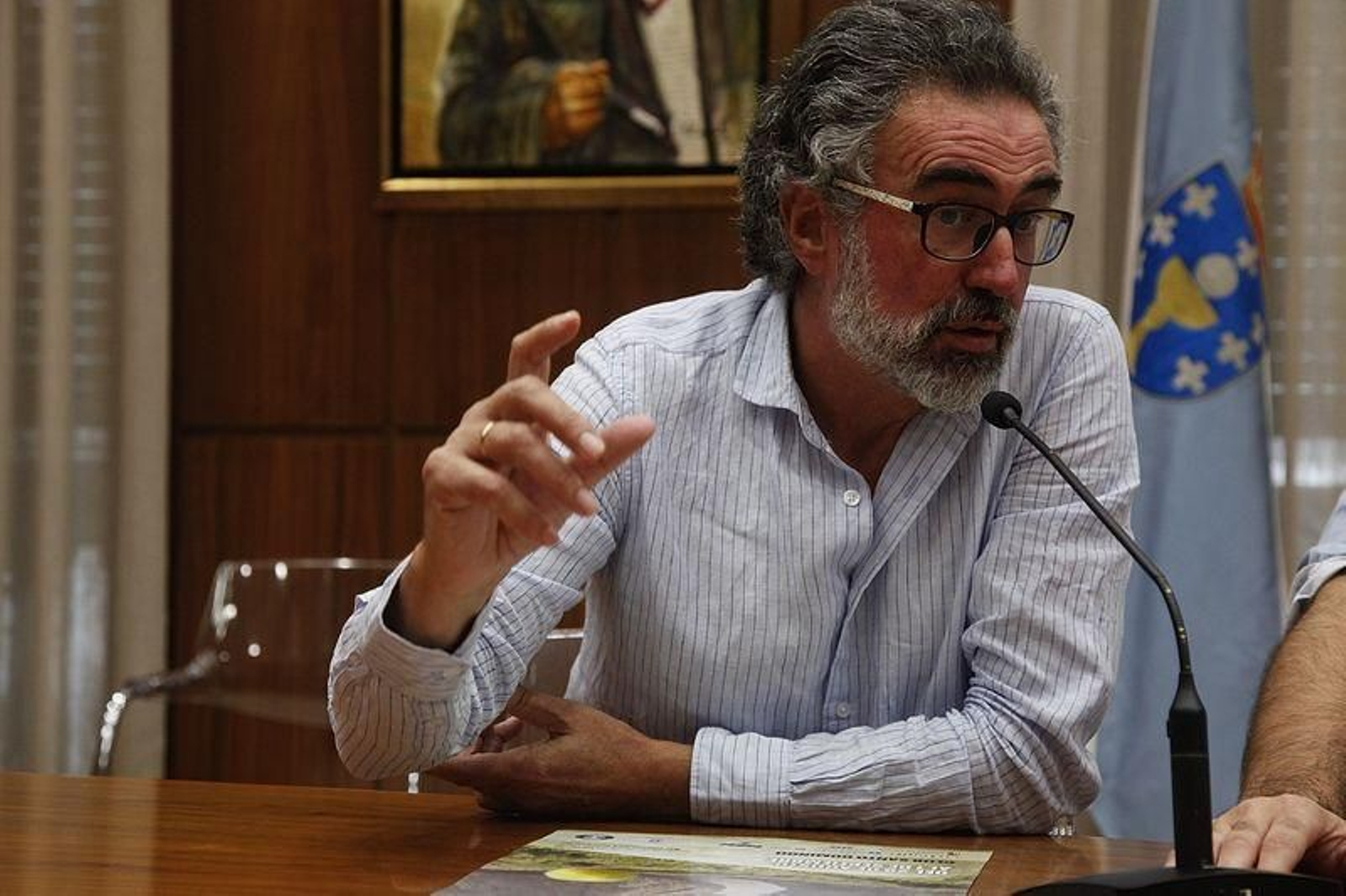 Xosé Mosquera, elixido presidente do Partido Galego. (FOTO: MIGUEL ÁNGEL)