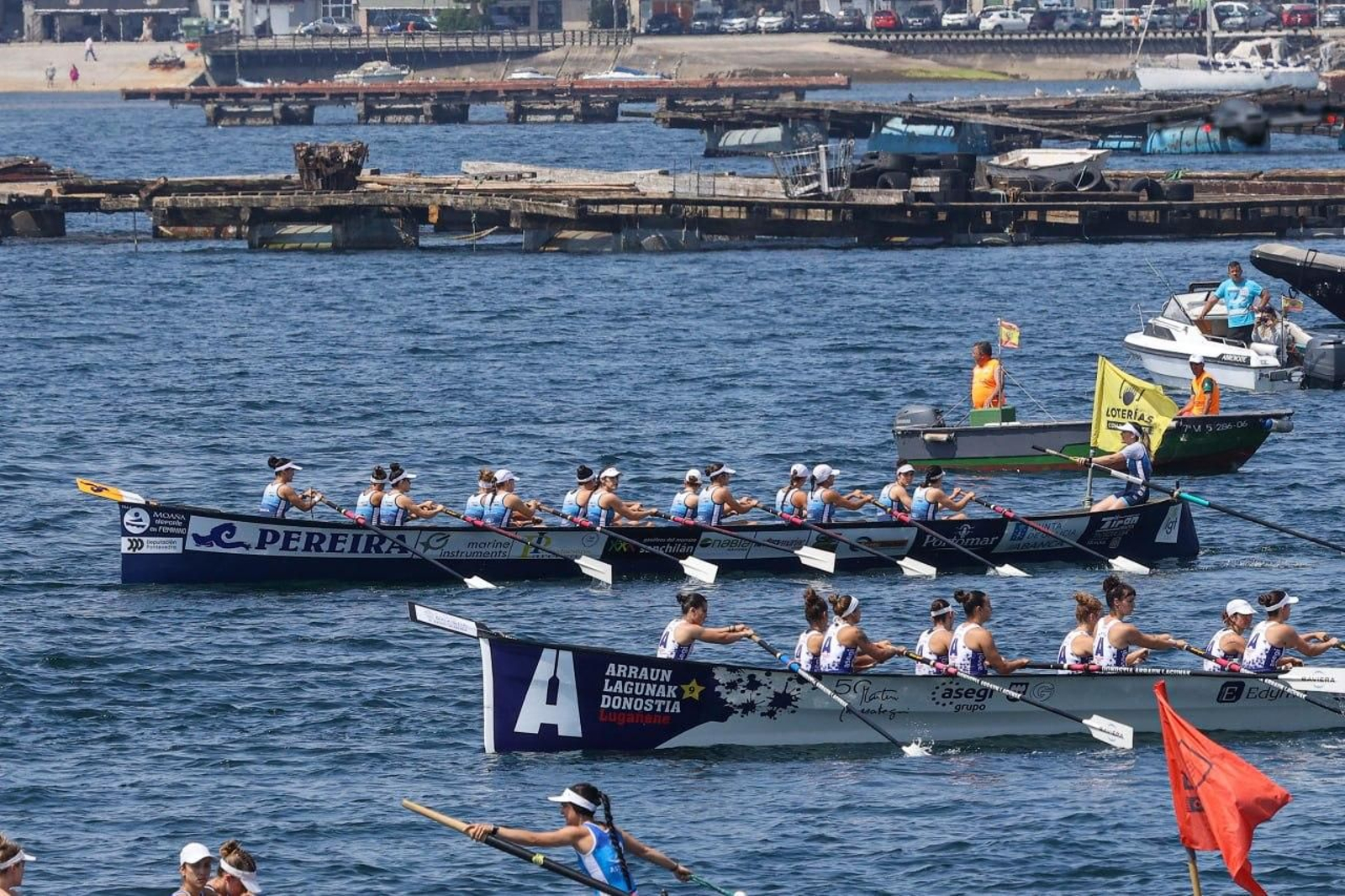 Galería | Meira corona a Arraun Lagunak y Orio en el Campeonato de España de Traineras