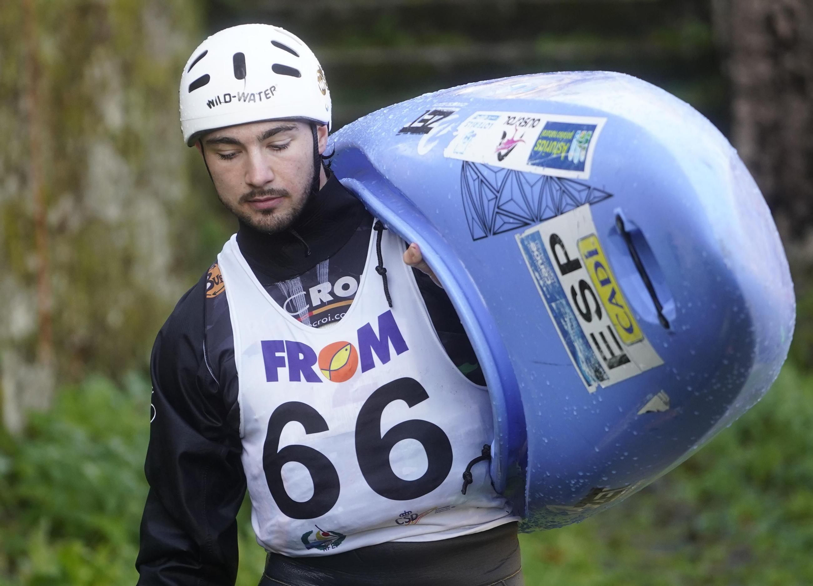 Galería | Mondariz Balneario acogió el Gallego de slalom y kayak cross