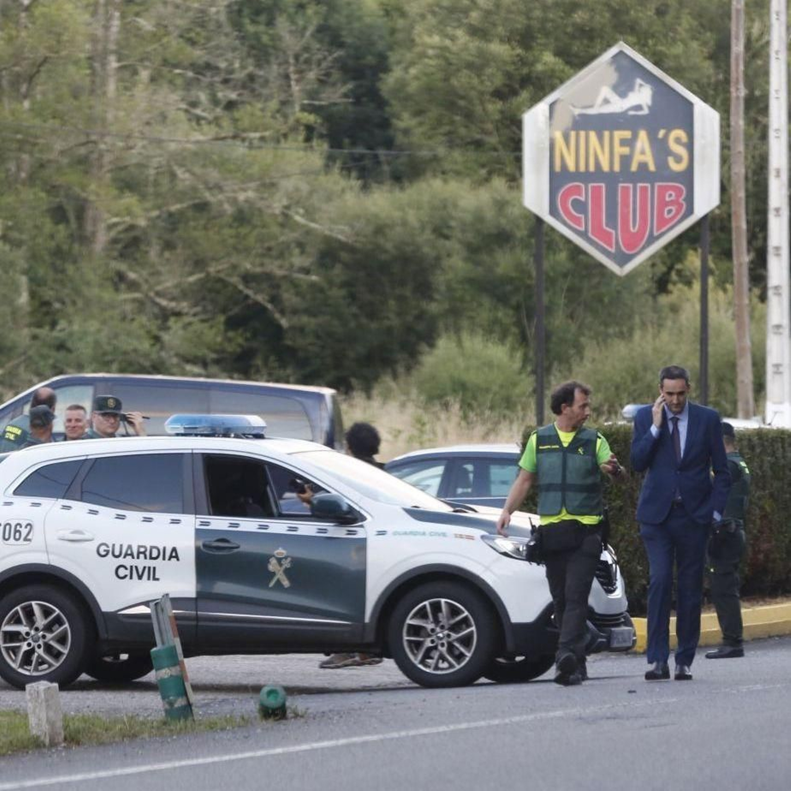 El club Ninfas, el día de la operación.