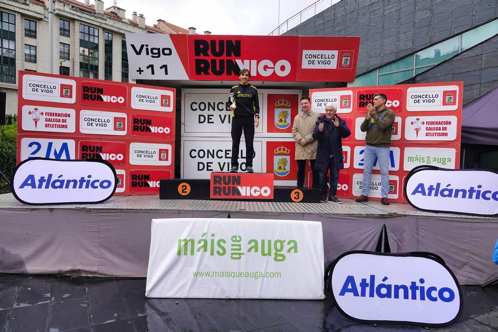 Premios de la carrera Vigo+11 en Coia.
