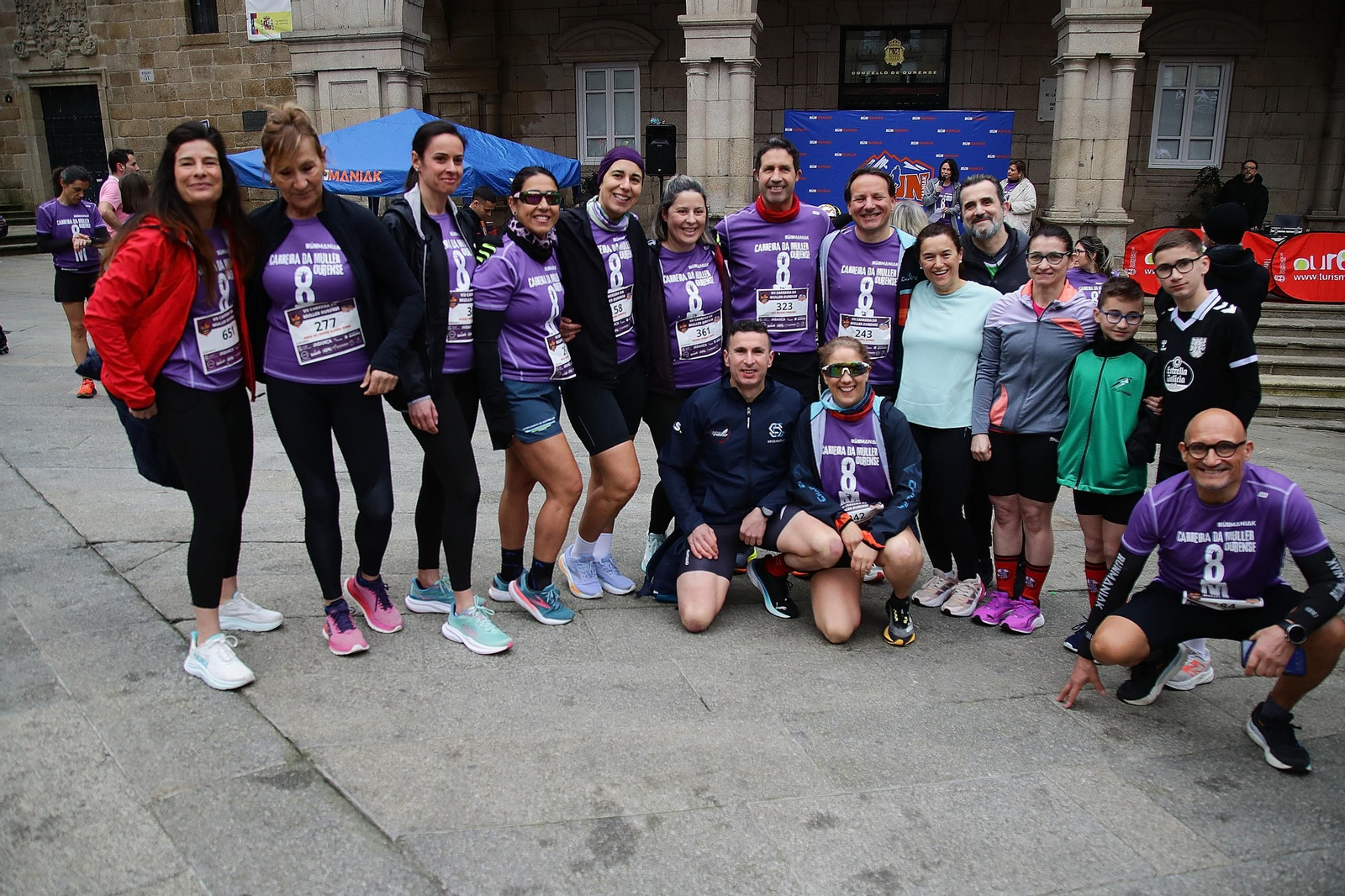 Galería | Ourense se viste de morado para correr la Carreira da Muller