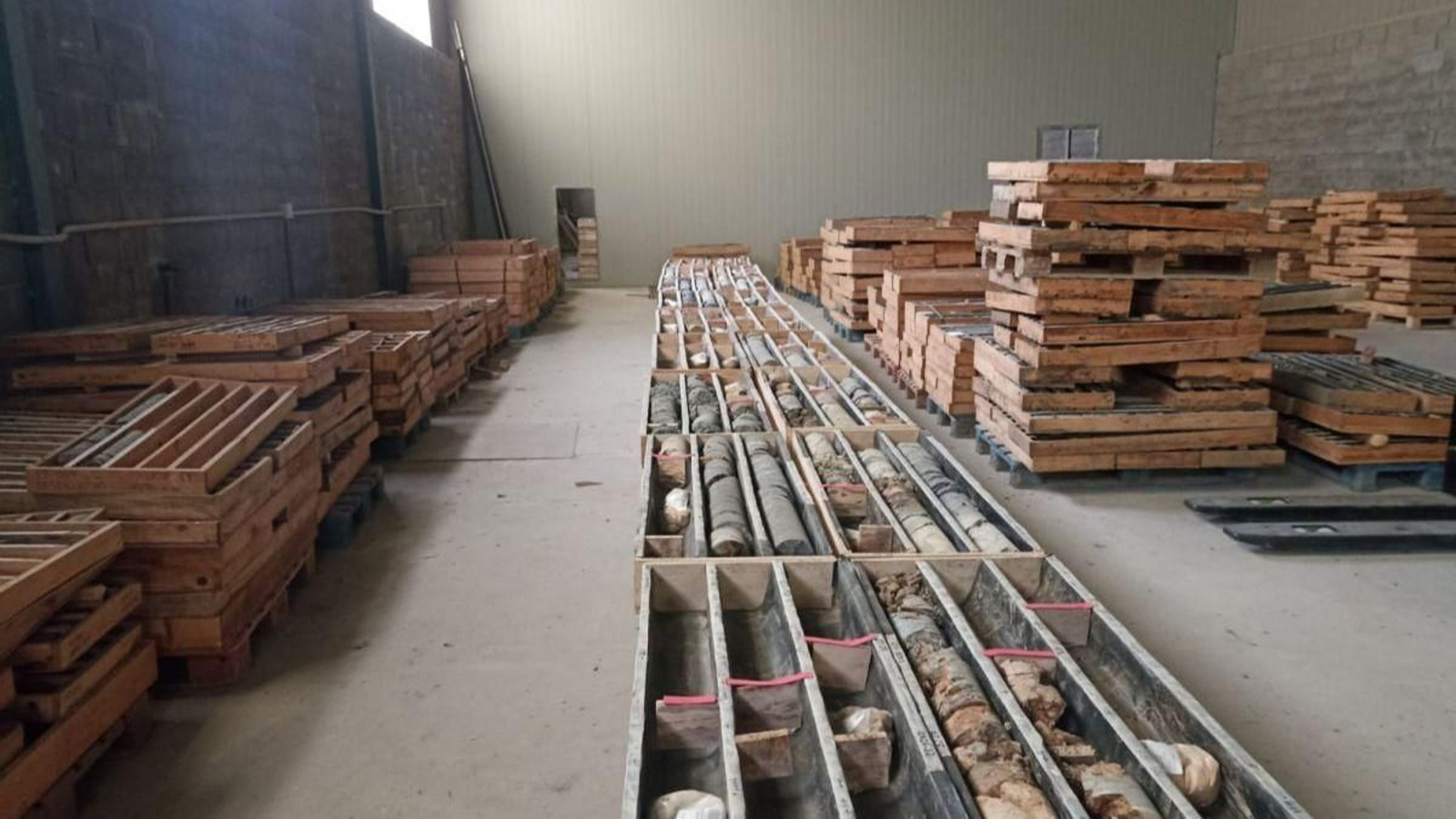 Instalaciones de la mina de San Juan, en la aldea gudiñesa de Pentes.
