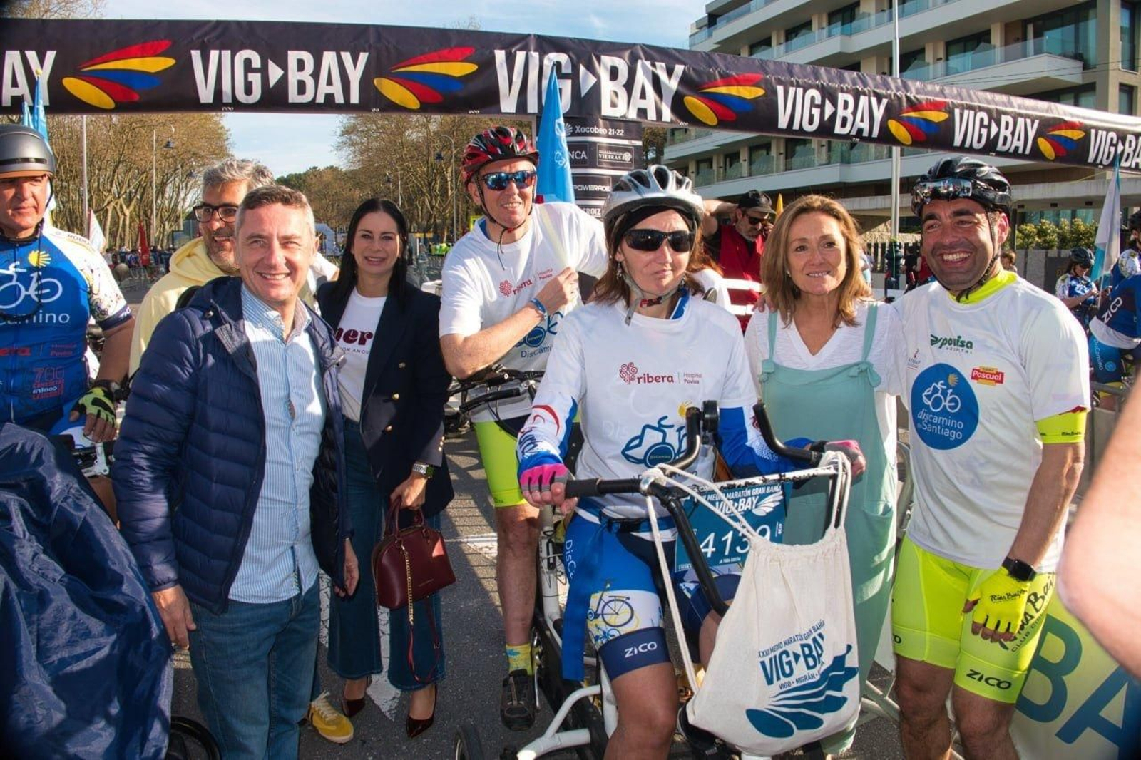 Representantes del PP en la Vig-Bay 2024.