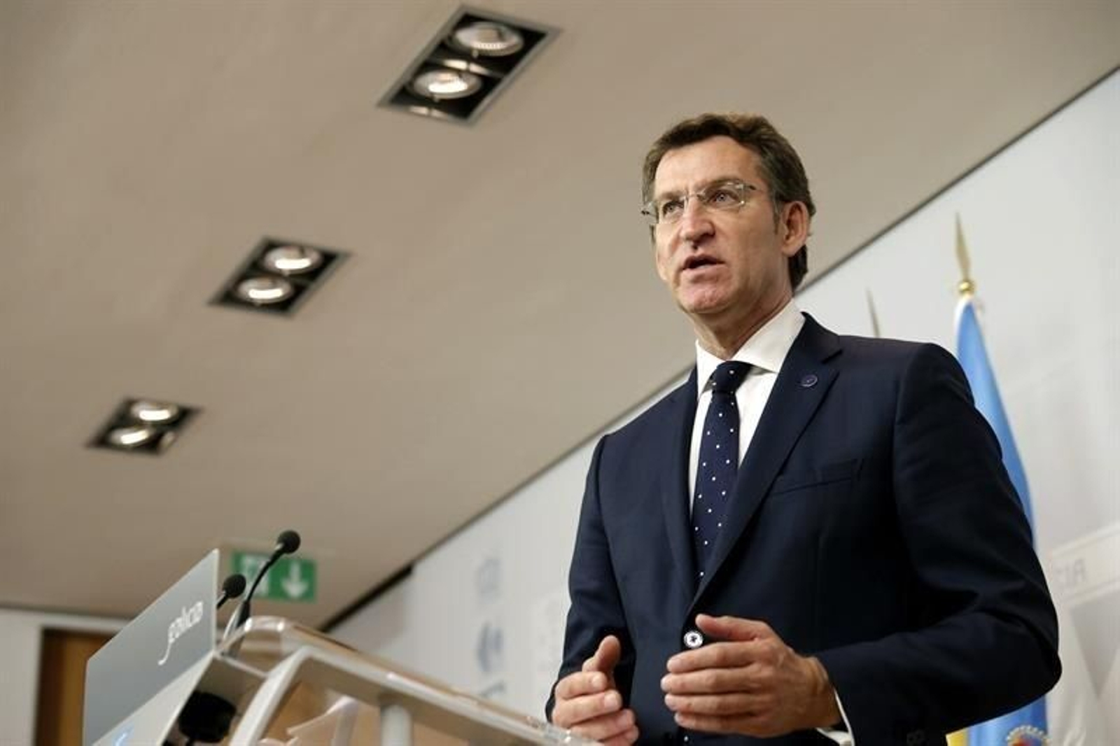 El presidente de la Xunta, Alberto Núñez Feijóo.