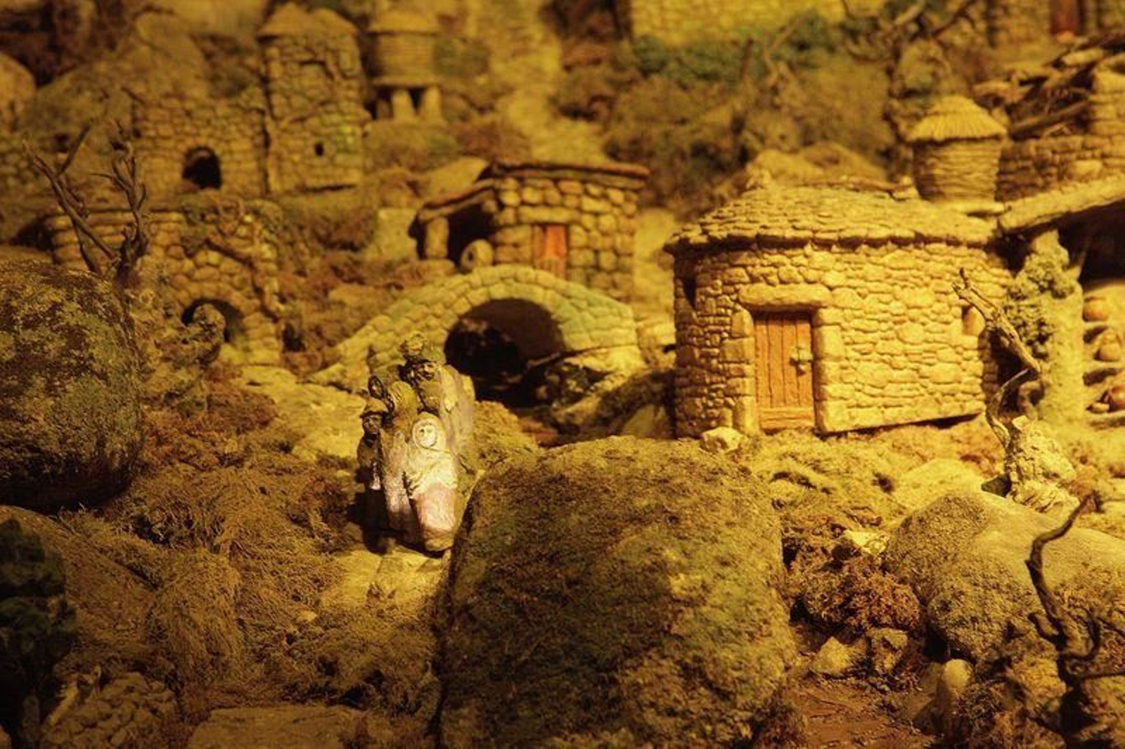 El belén de Baltar, un clásico en Ourense (MIGUEL ÁNGEL)