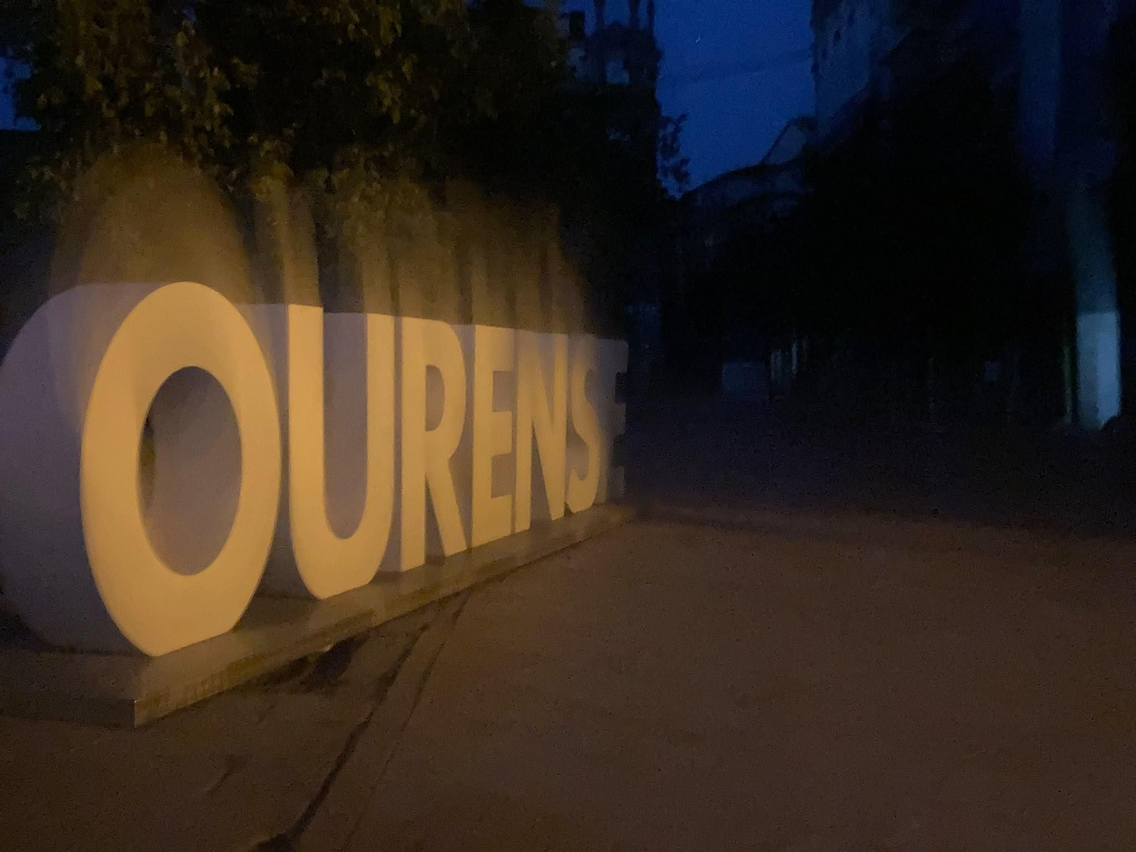Ourense a oscuras: las zonas sin luz.