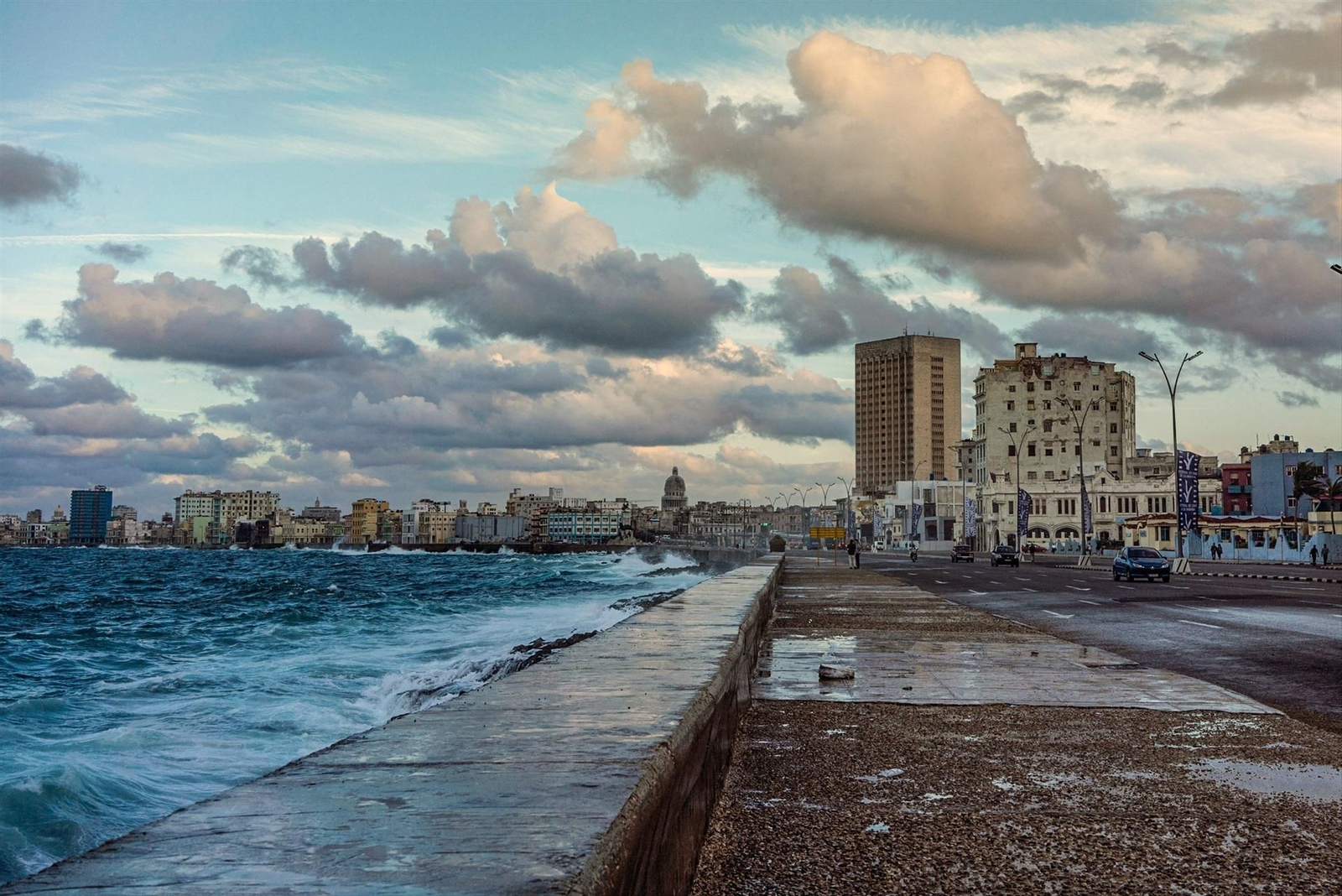 El malecón de La Habana