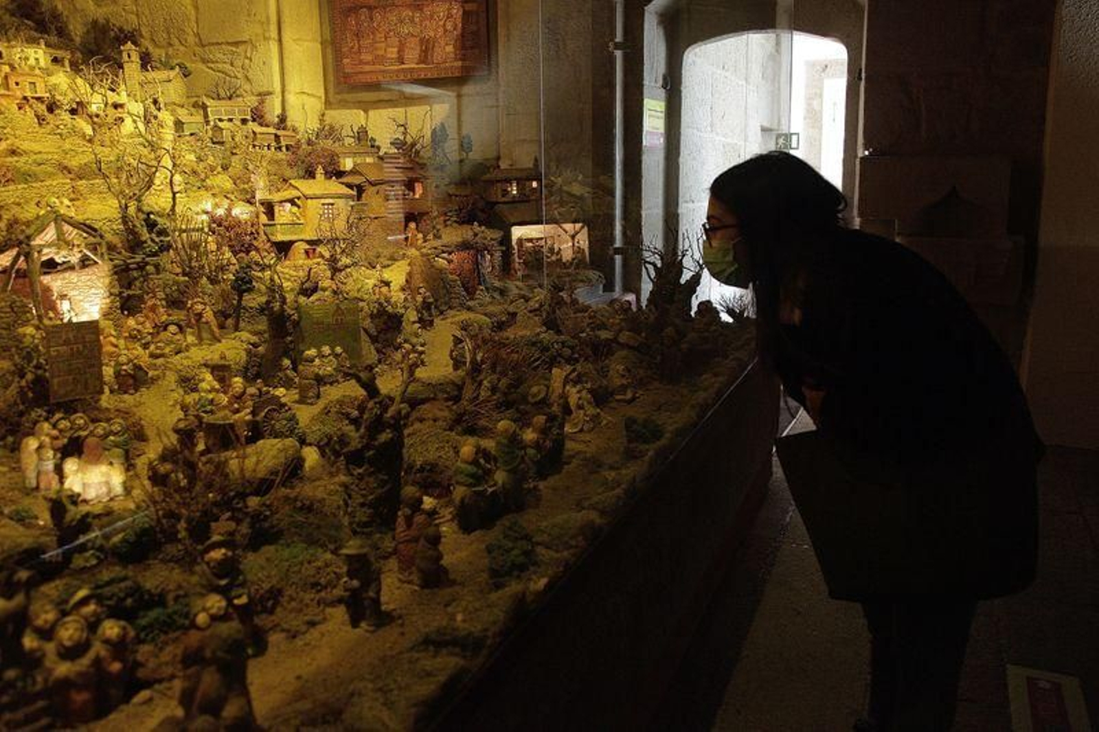 El belén de Baltar, un clásico en Ourense (MIGUEL ÁNGEL)