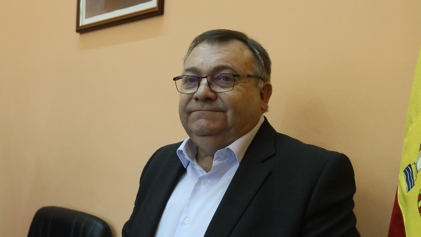 Manuel Pérez, tras tomar posesión. (José Paz)