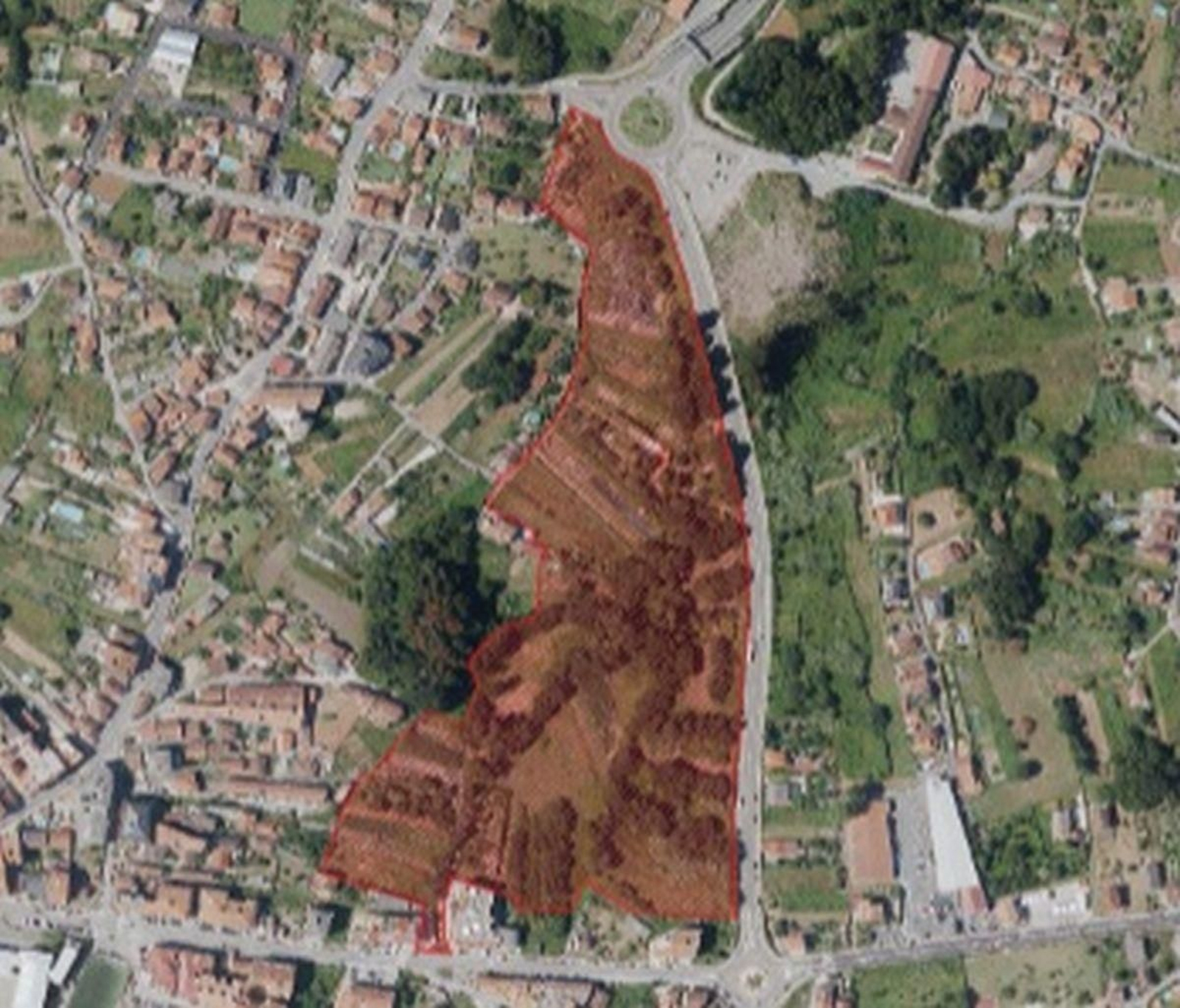 Ubicación de los terrenos próximos al Saíñas donde se desarrollará el PIA.