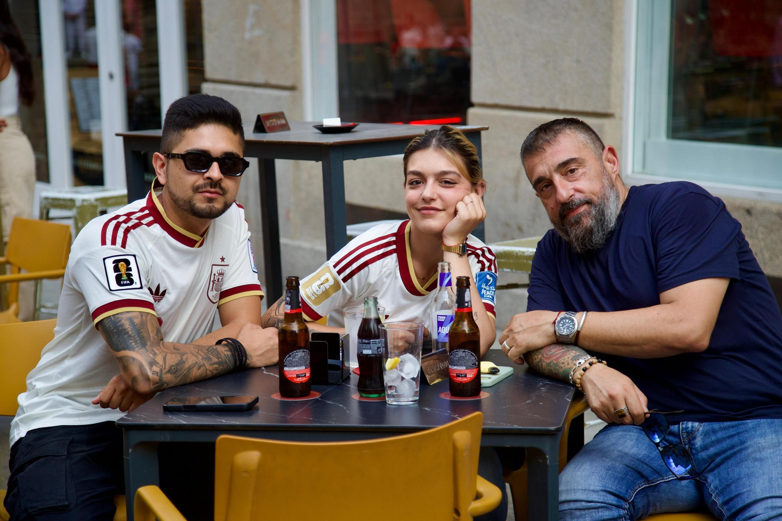 Galería | La provincia de Ourense se tiñe de rojo para apoyar a España en la final del Mundial