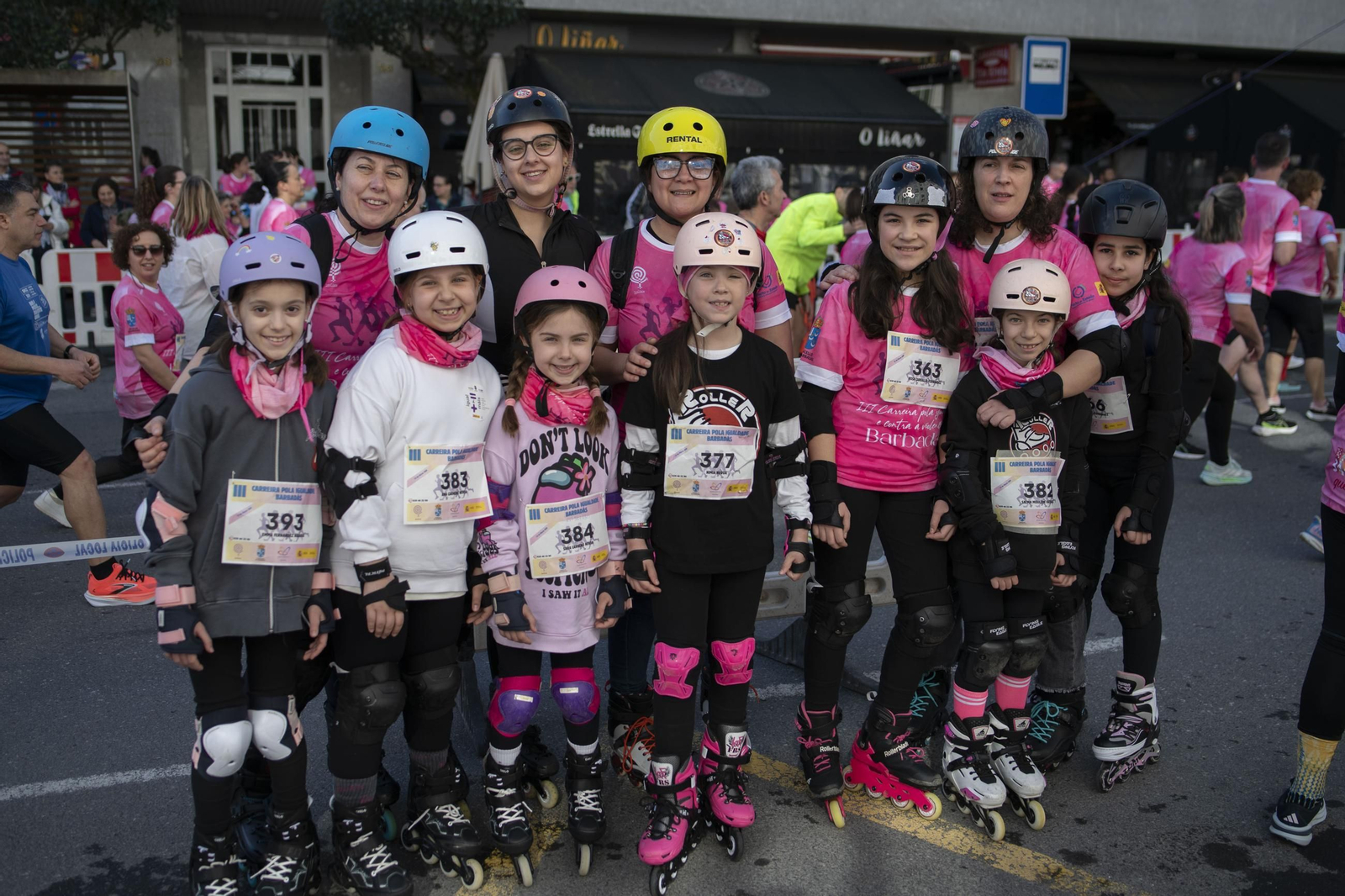 Galería | A Valenzá se tiñe de rosa con la III Carreira pola Igualdade