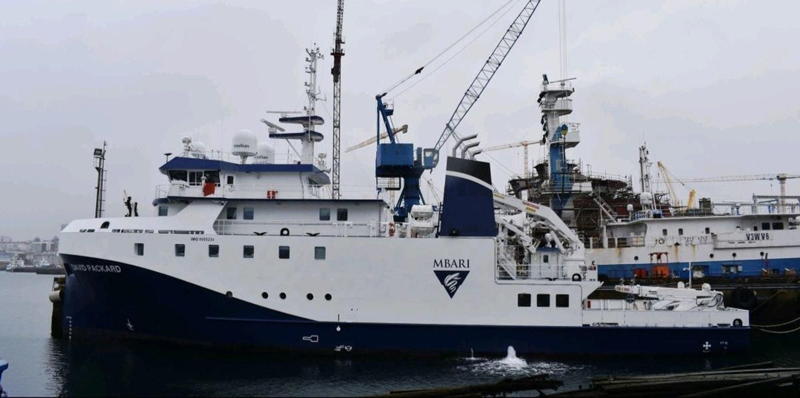 El buque oceanográfico ya está en su fase final, antes de la entrega.