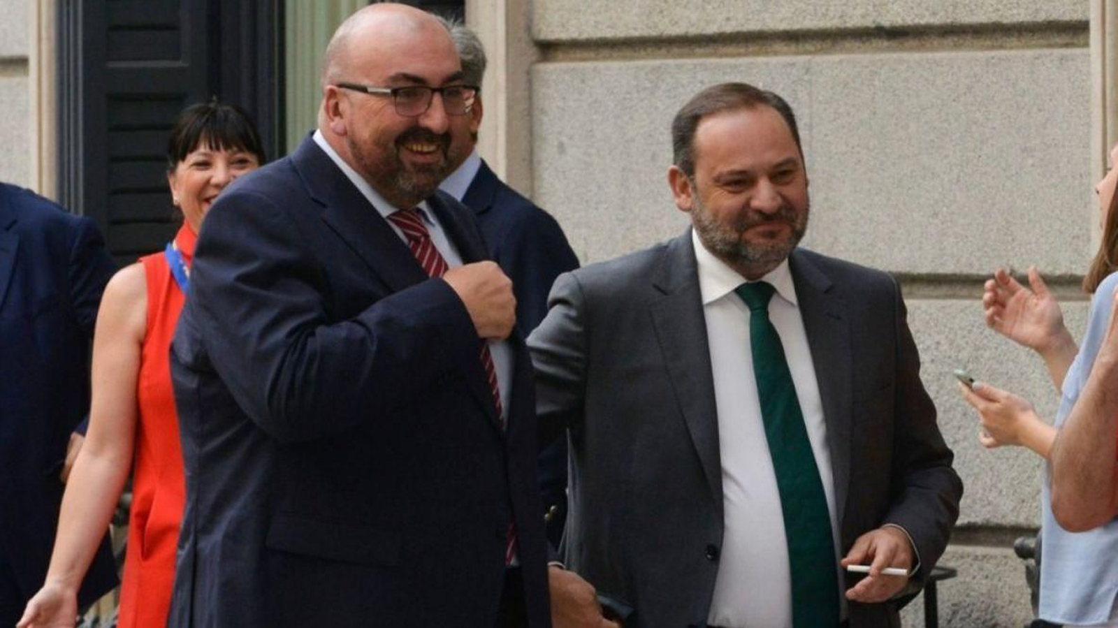 Koldo García y Jose Luis Ábalos cuando formaban parte del Gobierno.