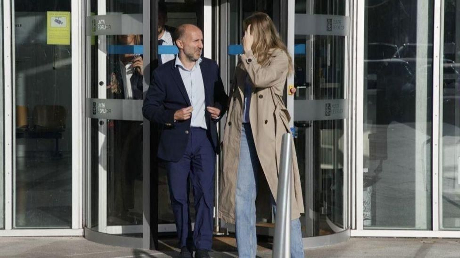 Gonzalo Pérez Jácome sale del juzgado de prestar declaración el pasado 22 de septiembre.