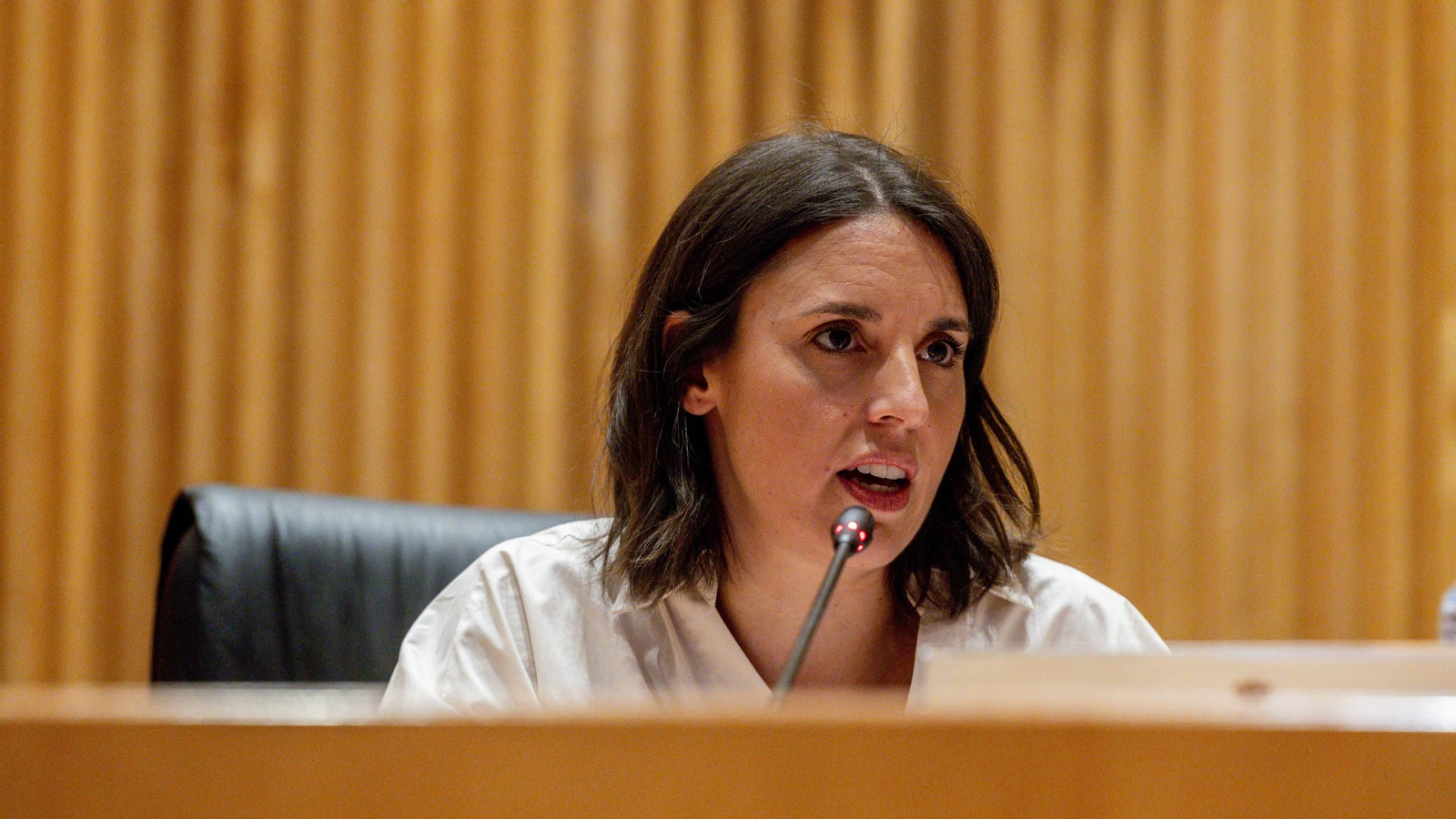 La secretaria política de Podemos y eurodiputada, Irene Montero