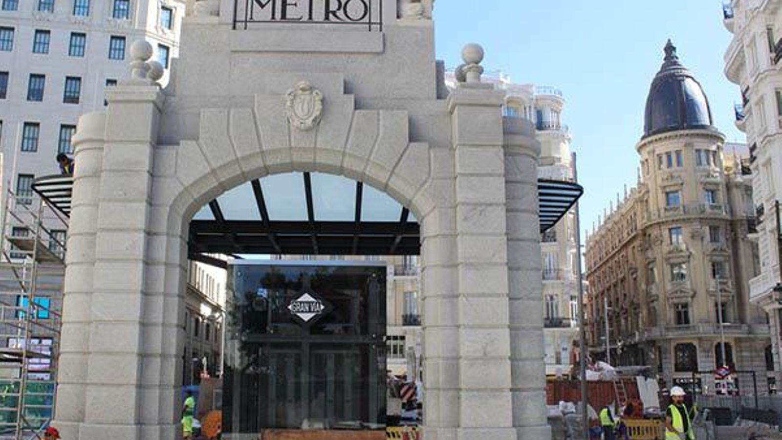 La recreación del templete de Palacios se inaugura este viernes en Madrid.