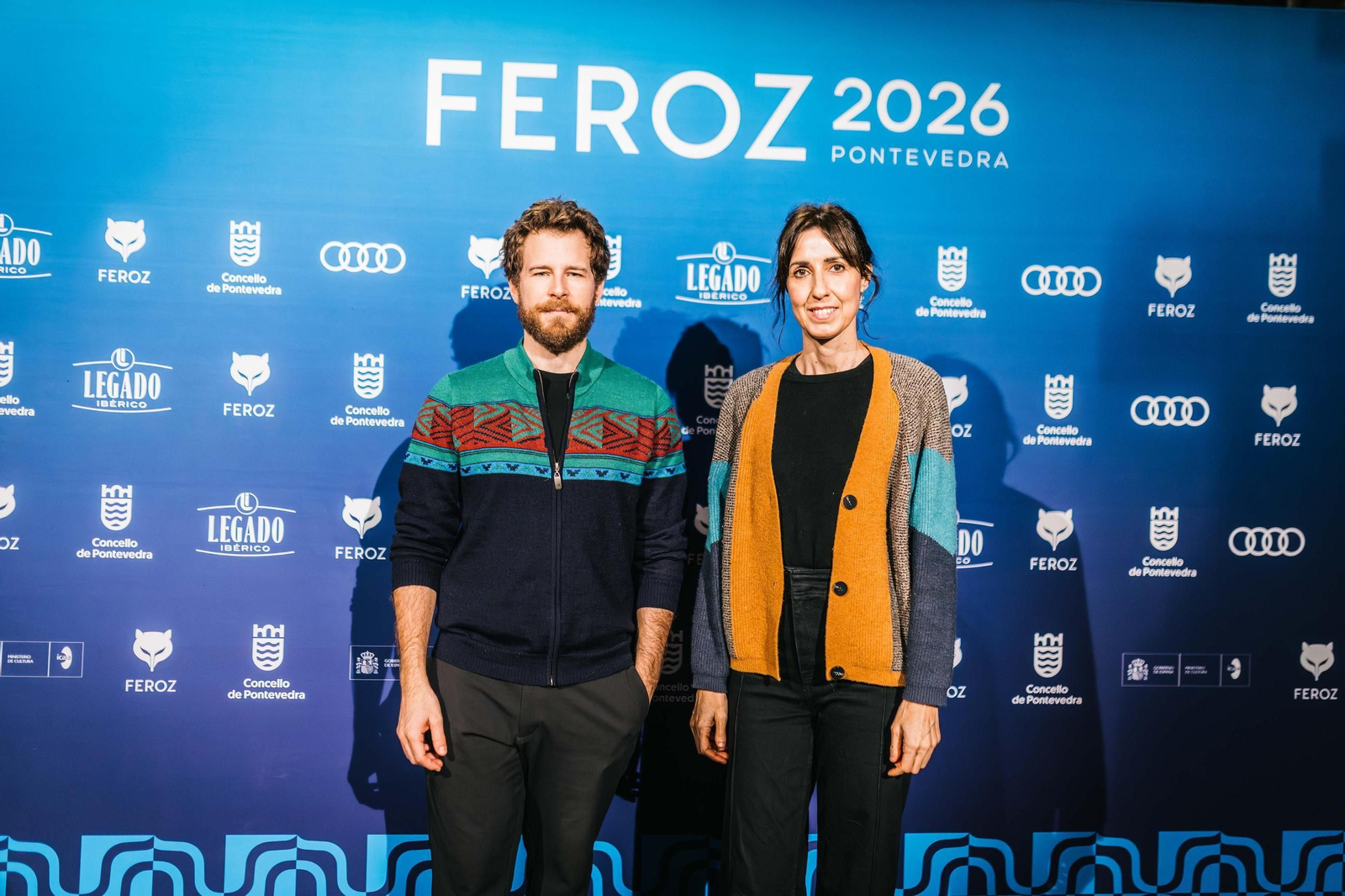 Álvaro Cervantes y Eva Libertad en Pontevedra.