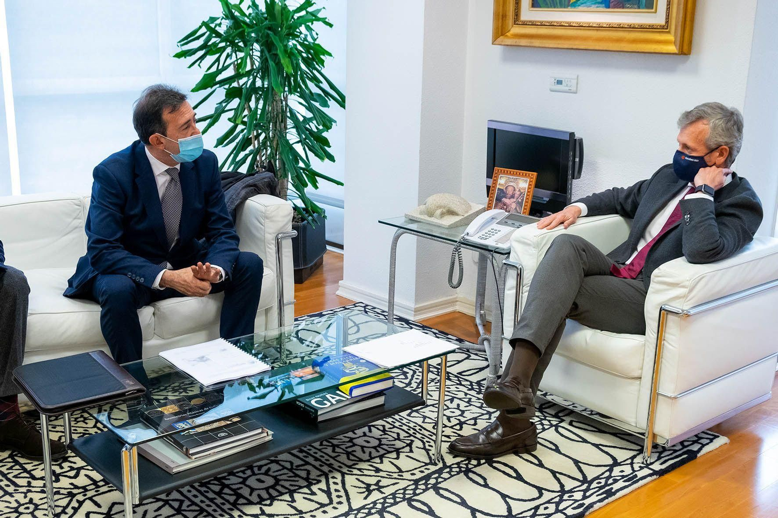 Francisco Veiga y Alfonso Rueda. (Foto: cedida).