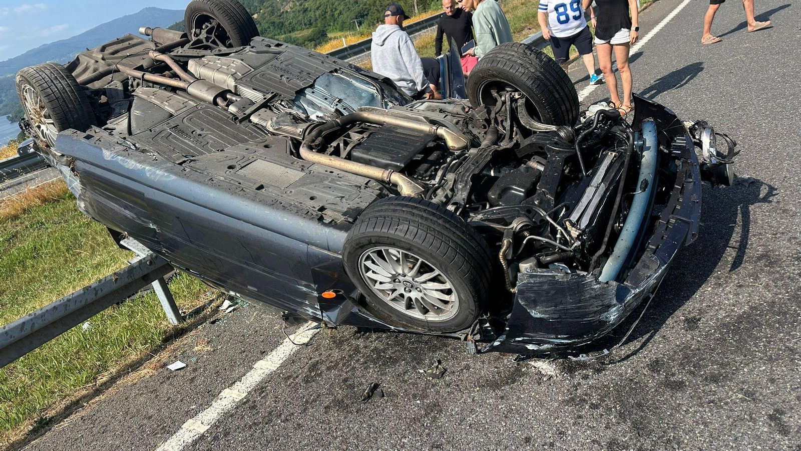 Estado en el que quedó el vehículo.