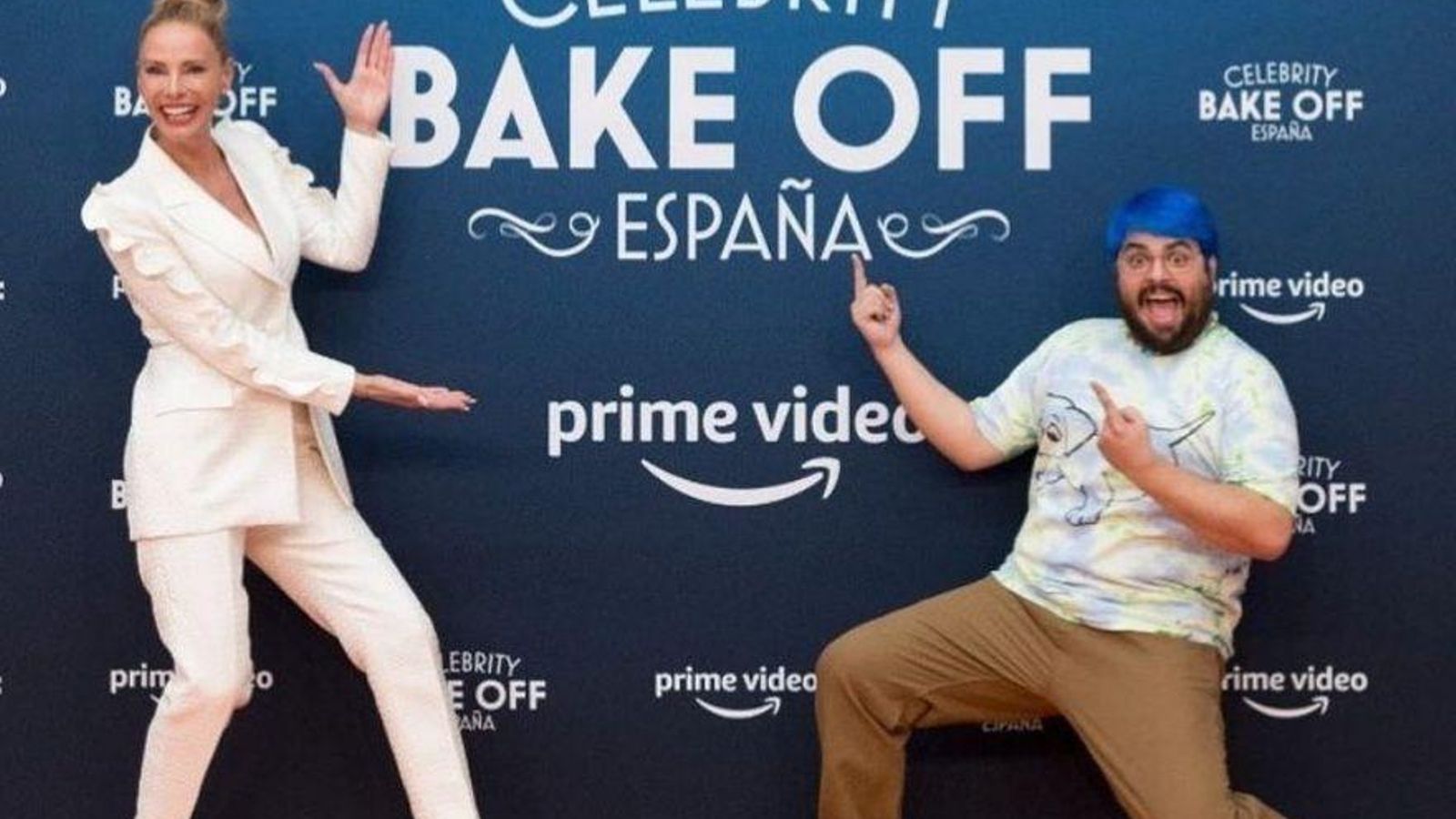 Paula Vázquez y el actor Brays Efe