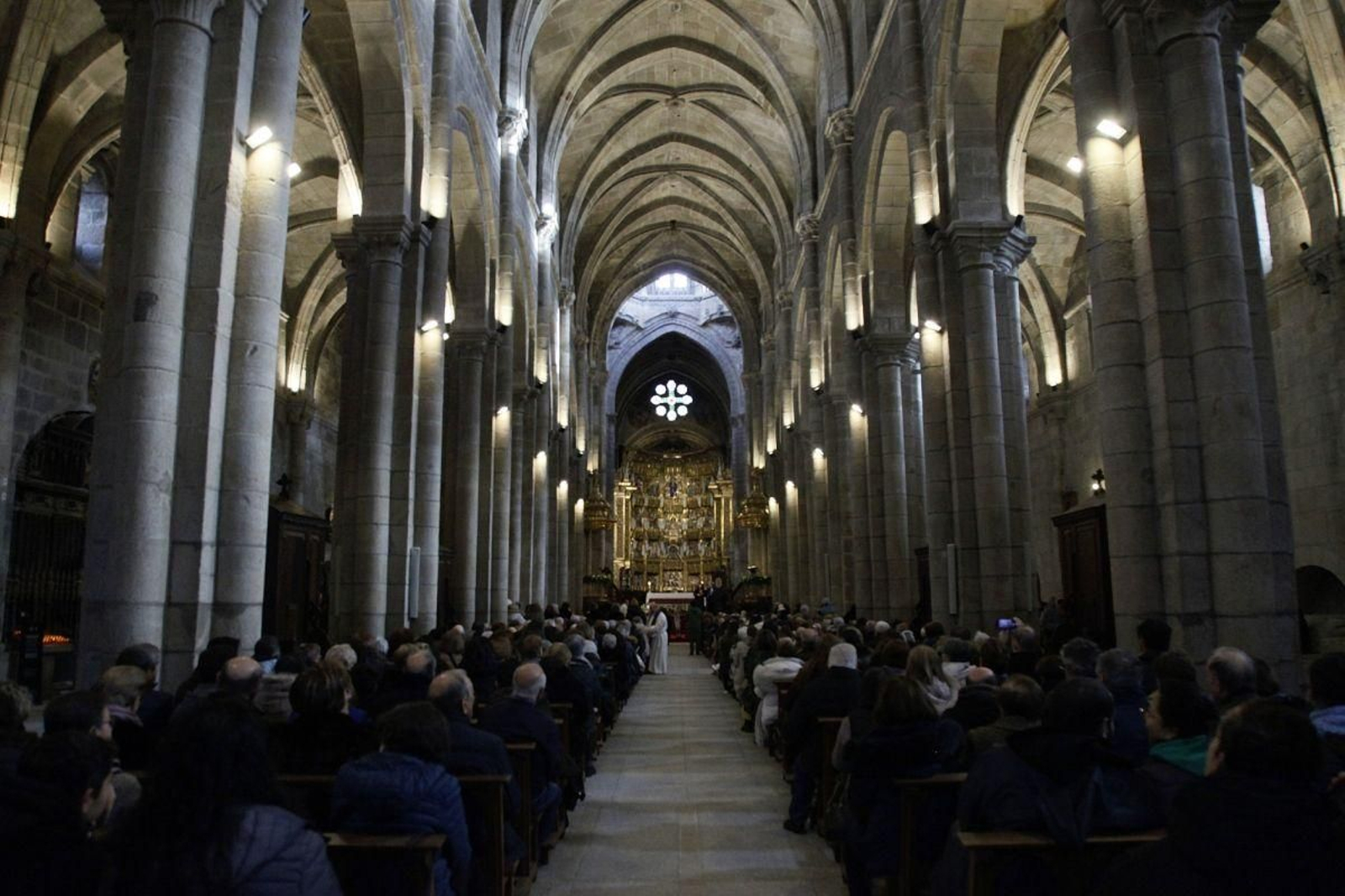 La catedral de Ourense durante la clausura del año jubilar