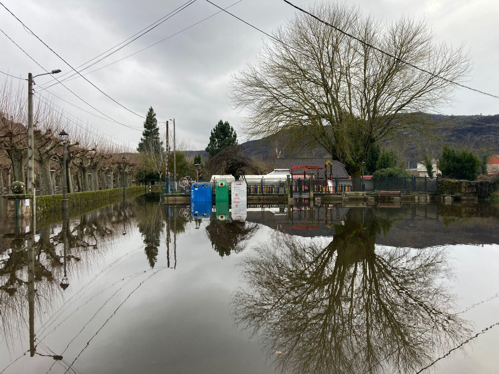 Galería | Las lluvias causan desbordamientos en los ríos de la provincia de Ourense