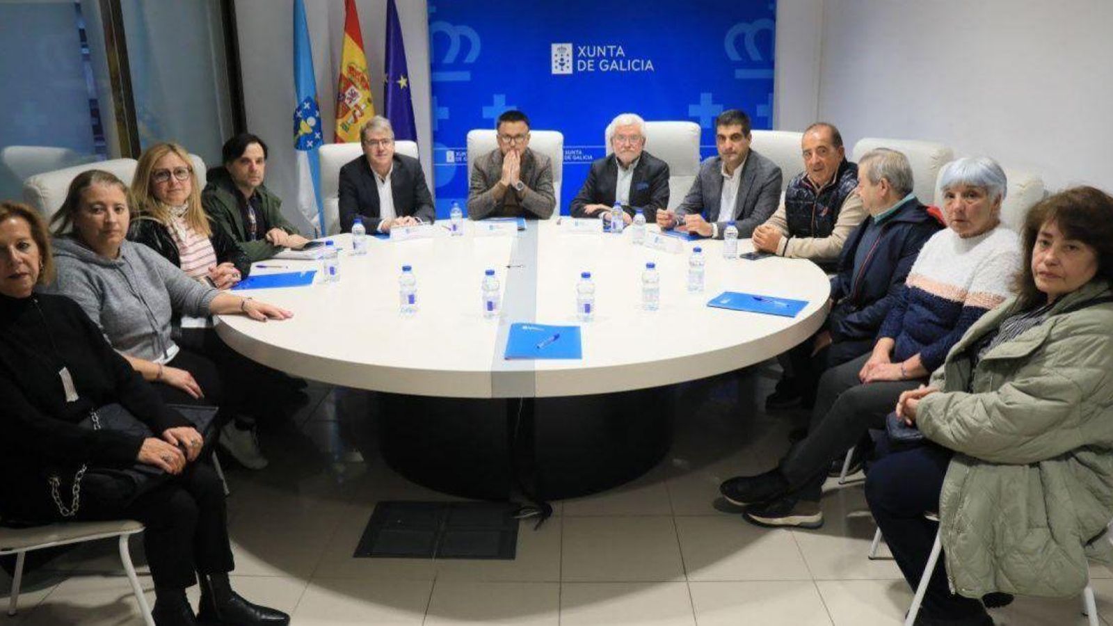 Xunta, Diputación y placeros hicieron un frente común.