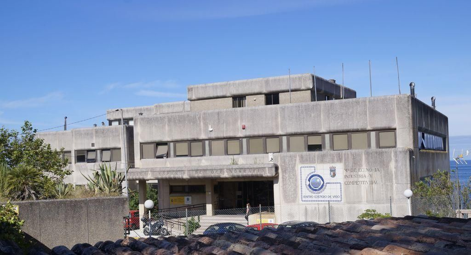 Instalaciones del centro oceanográfico de Vigo en Cabo Estai.