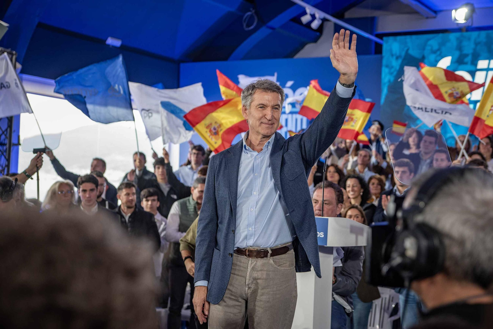 Galería | Feijóo hace parada en Vigo con la precampaña electoral del 29-N