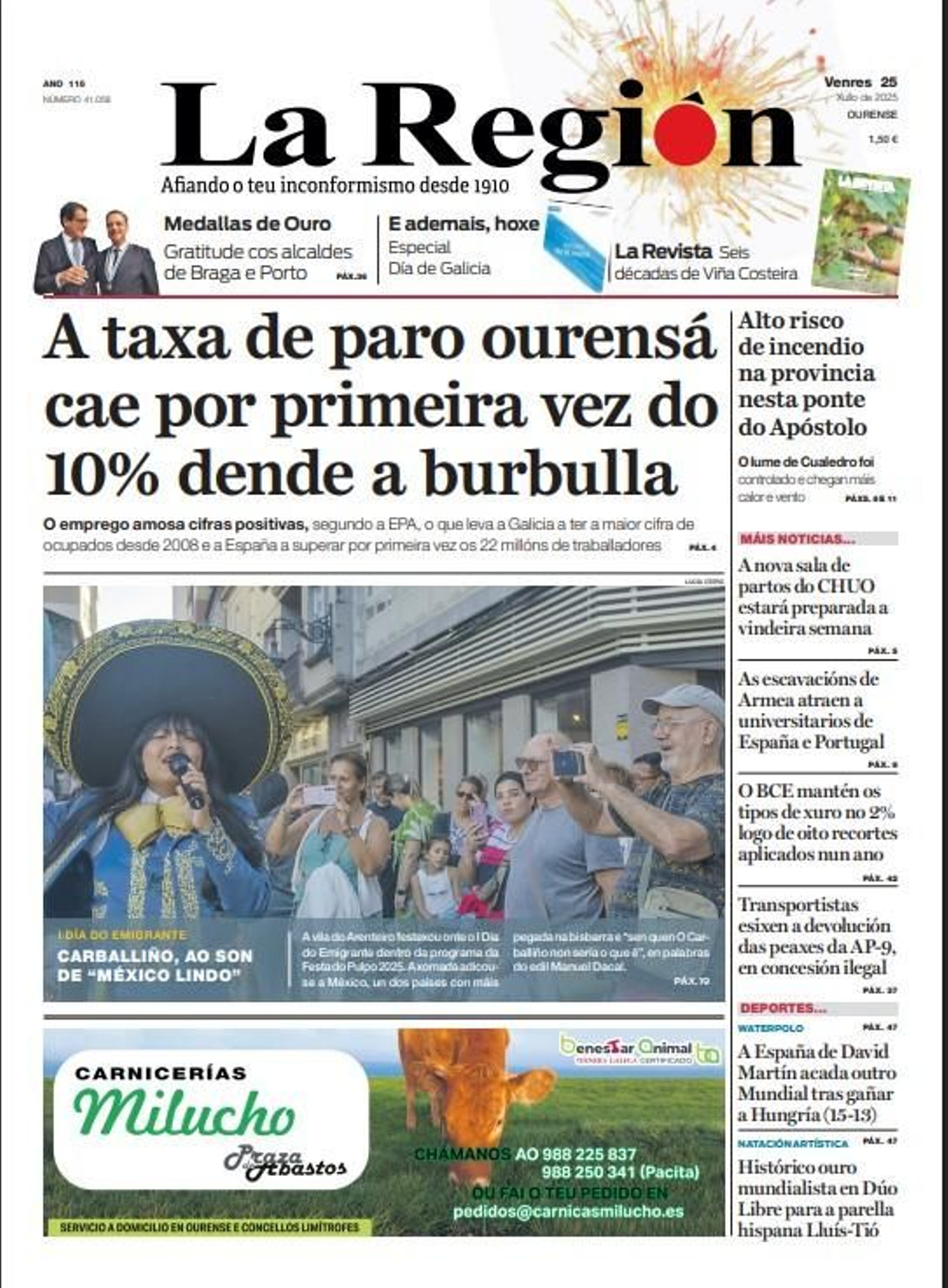 La portada de hoy