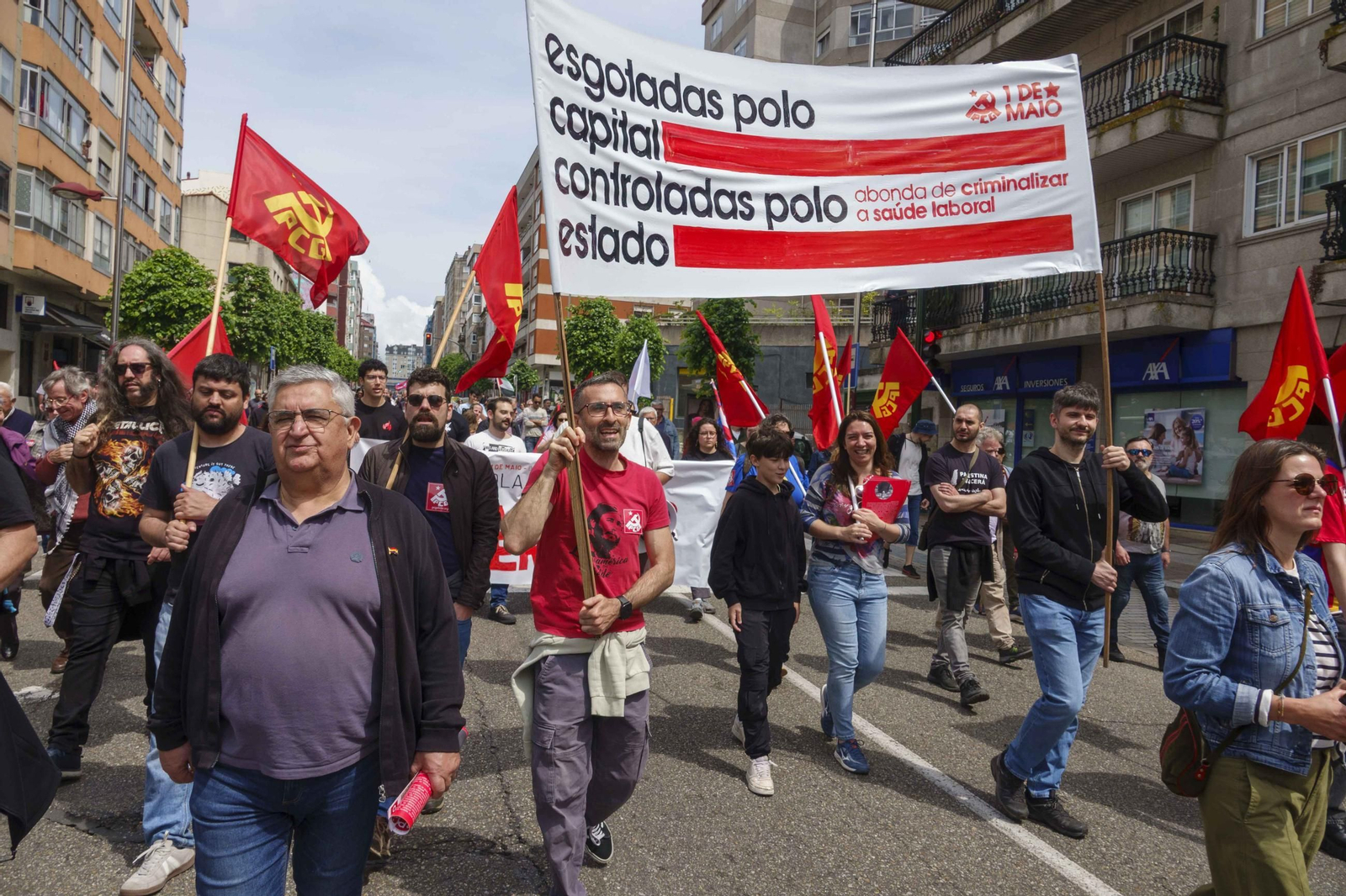 Galería | Jornada de reivindicaciones por el Día del Trabajador en Vigo