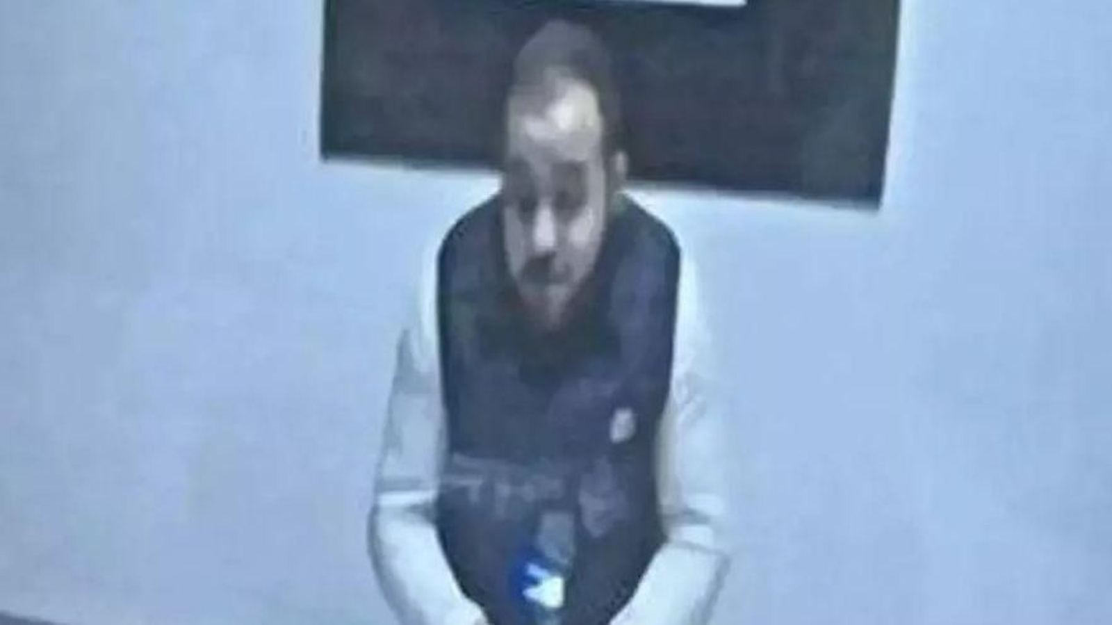 José Aarón R.M., durante un juicio en el Penal.