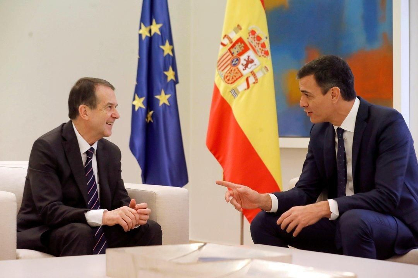 Abel Caballero y Pedro Sánchez.