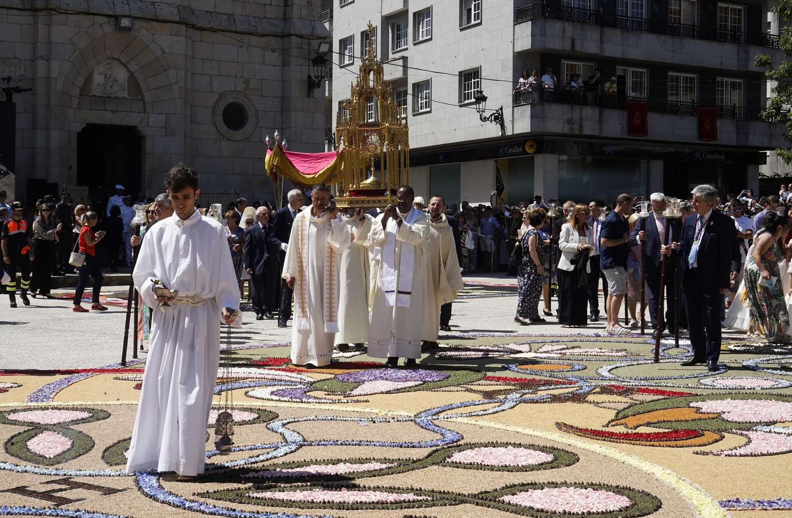 Celebración del Corpus en Ponteareas.
