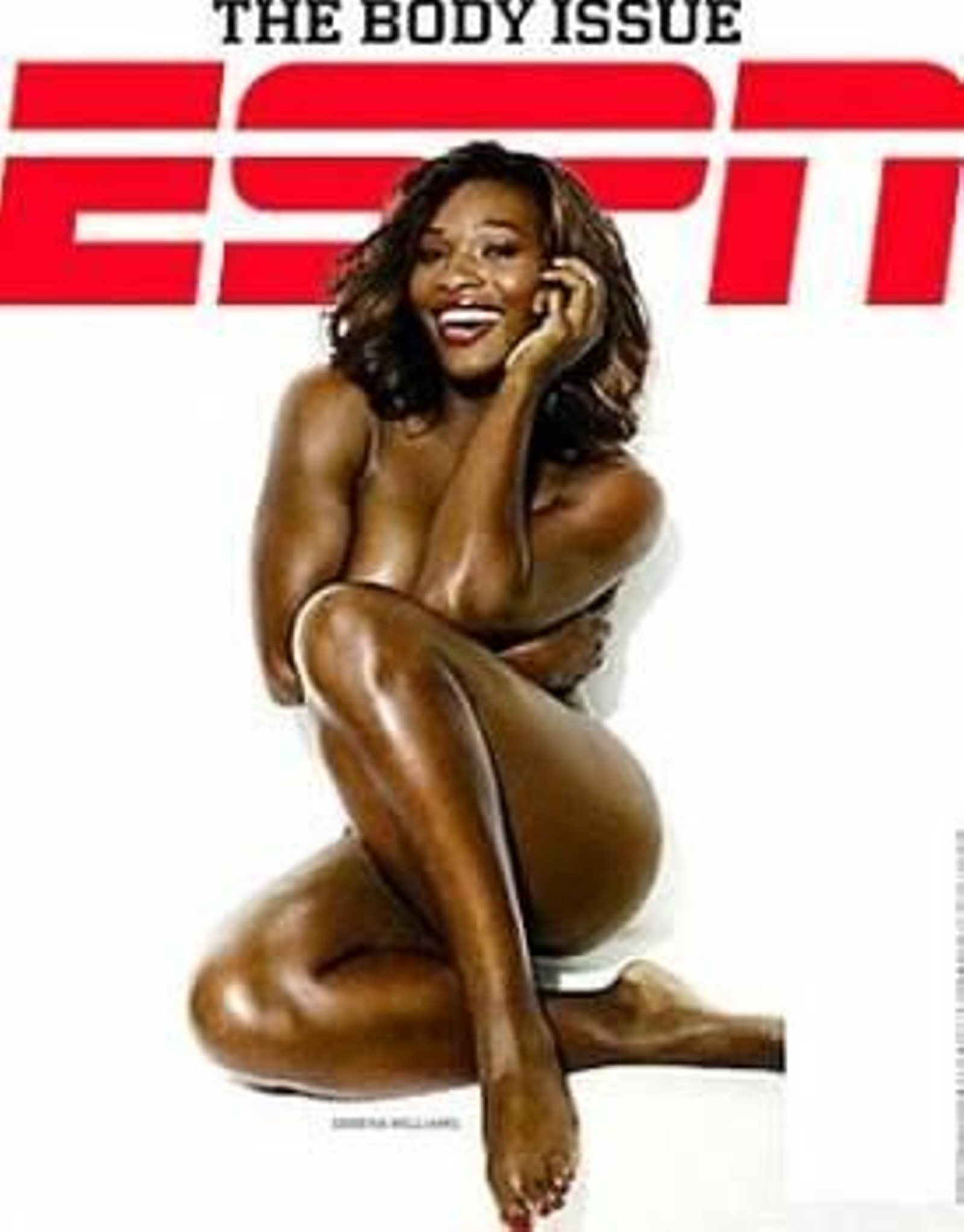Serena Williams desnuda, en la portada de la publicación.