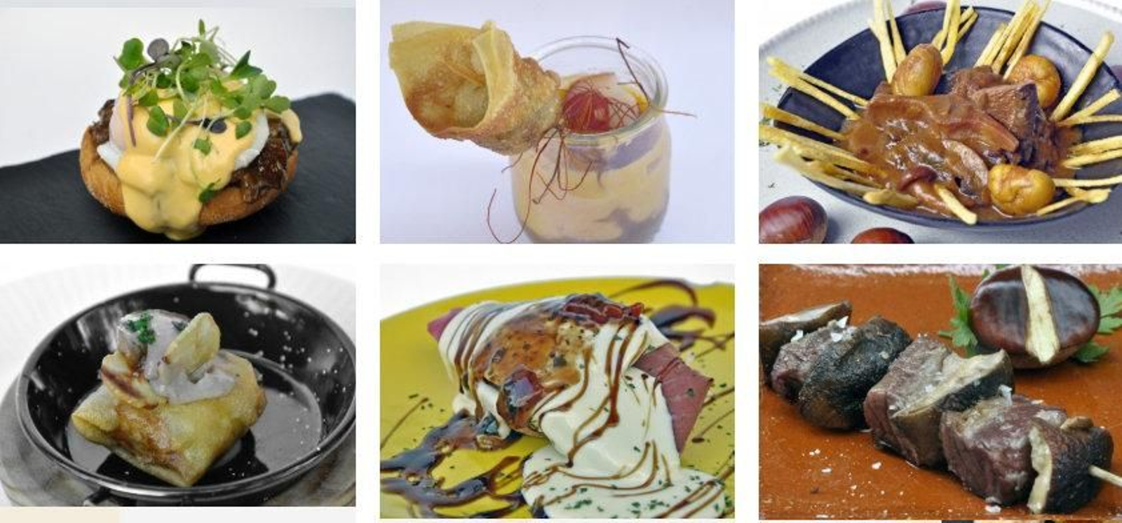 Algunos de los pinchos a concurso que se pueden probar por la ciudad hasta el 17 de noviembre.