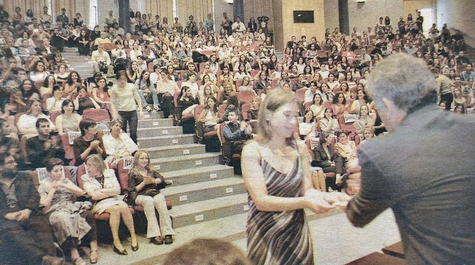 Entrega de diplomas.