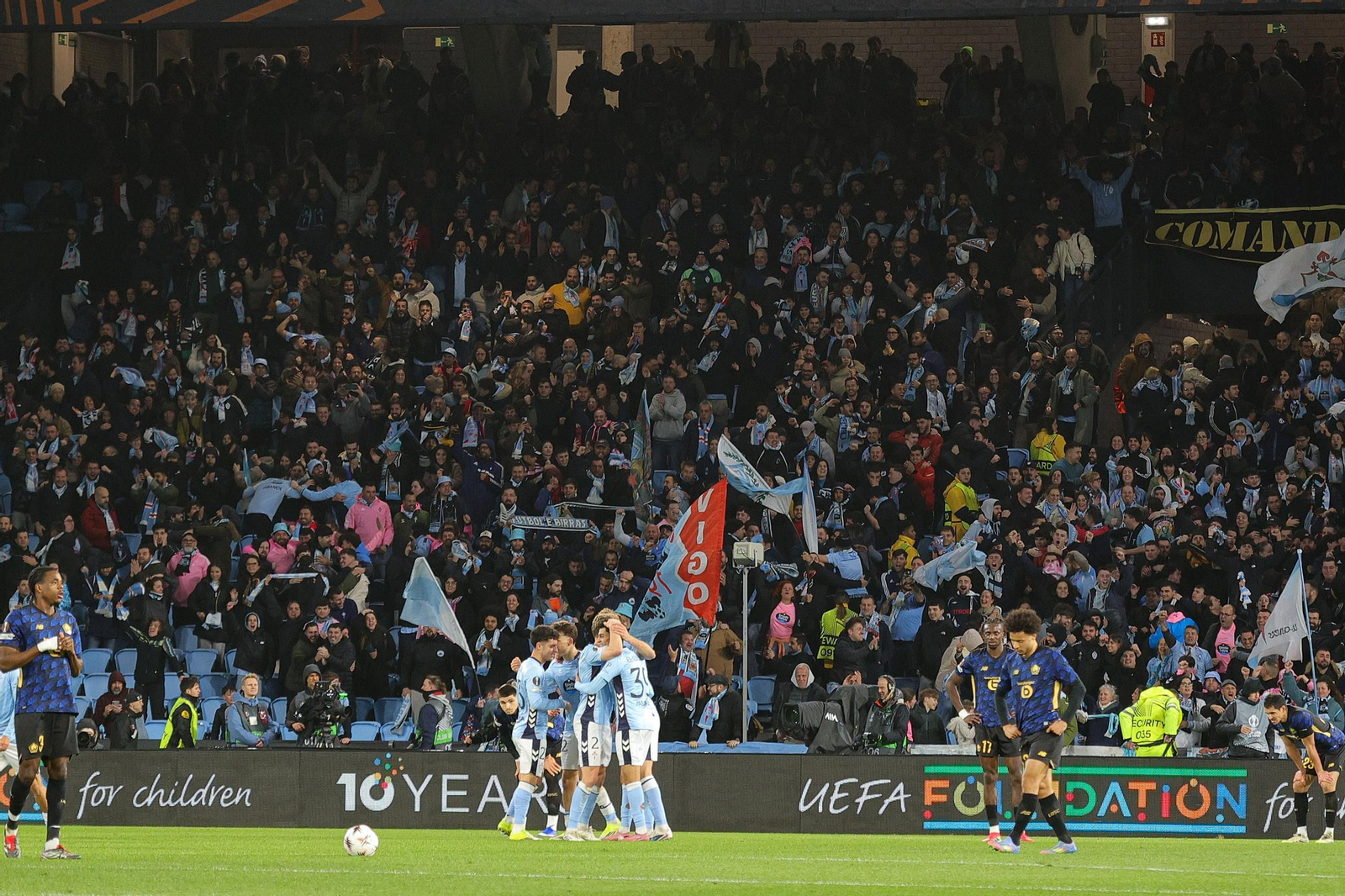 Galería | El Celta recibe al Lille en Balaídos