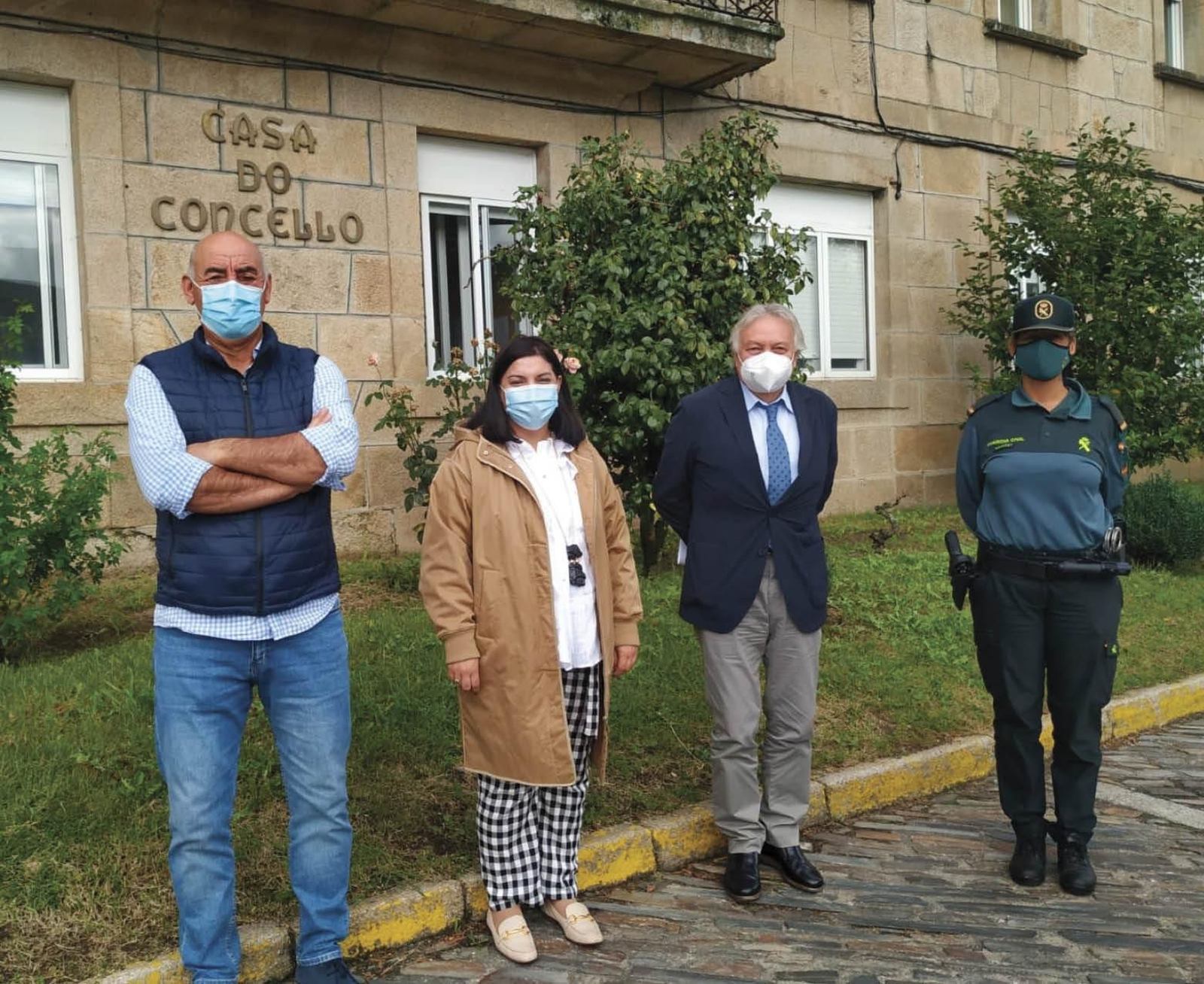 Miguel Sierra, Patricia Domínguez, Emilio González y Vanesa Vila en Trives
