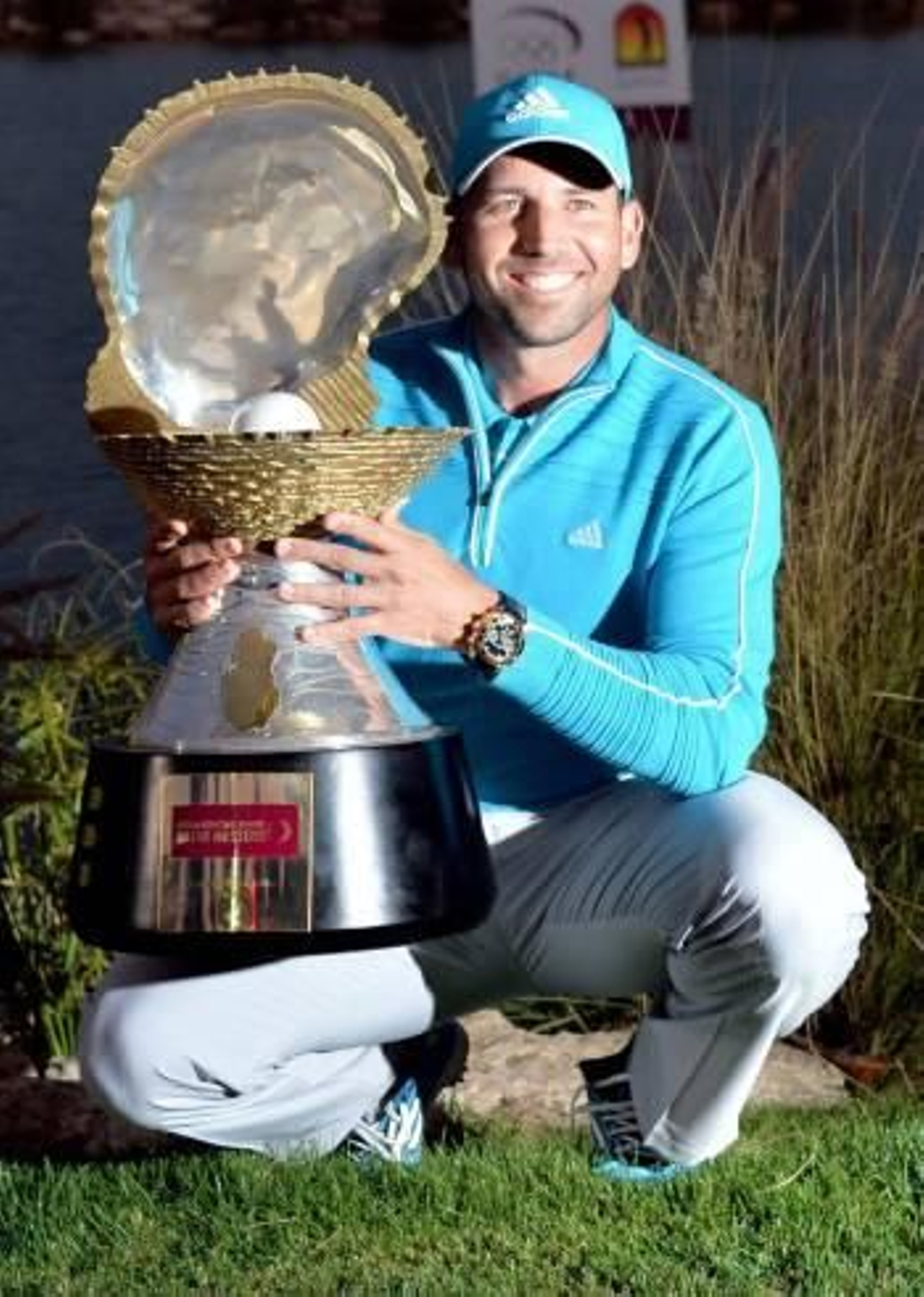 Sergio García, con el trofeo. (Foto: STR)