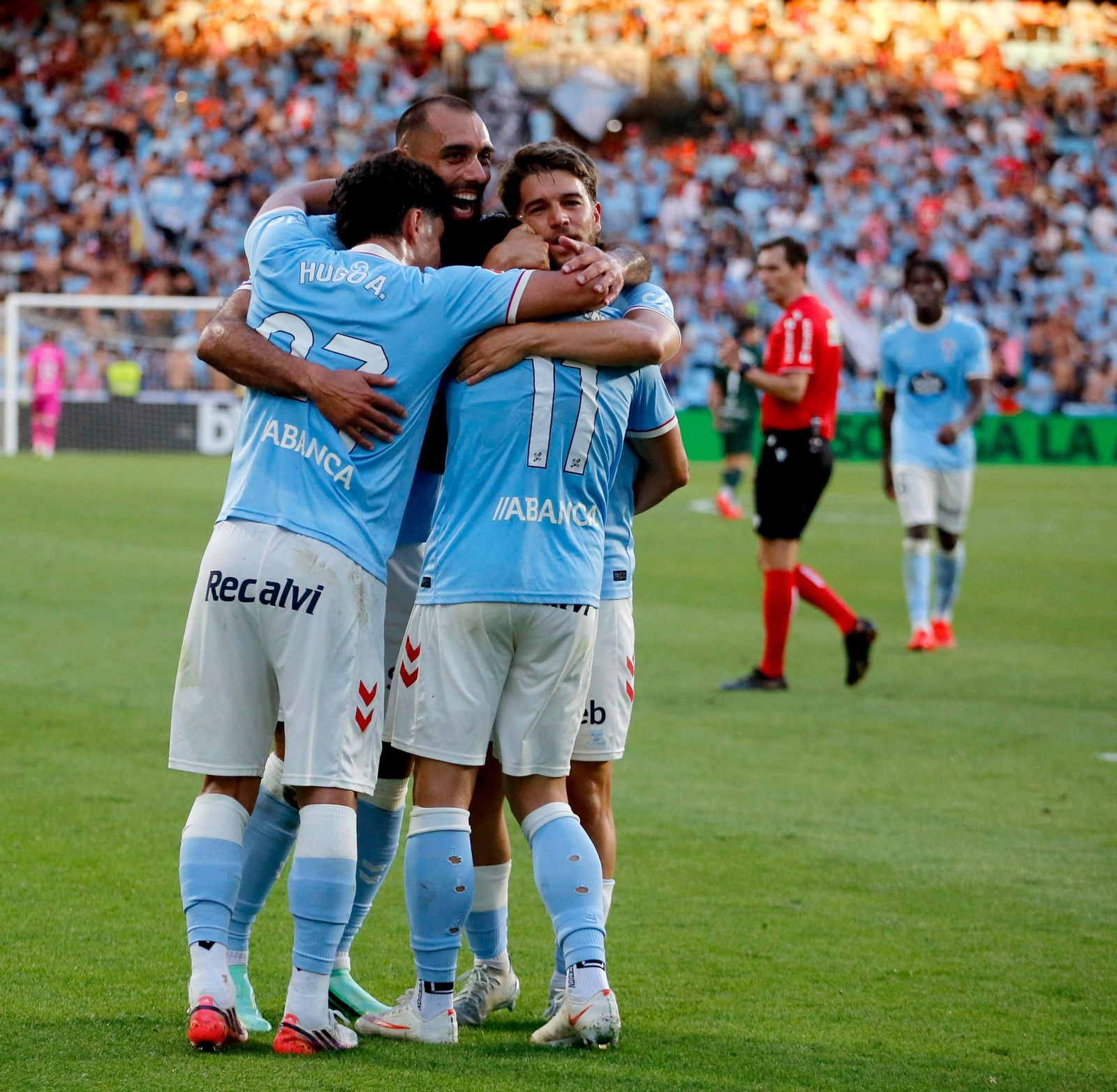 Galería | El partido entre Celta y Racing de Santander, en imágenes