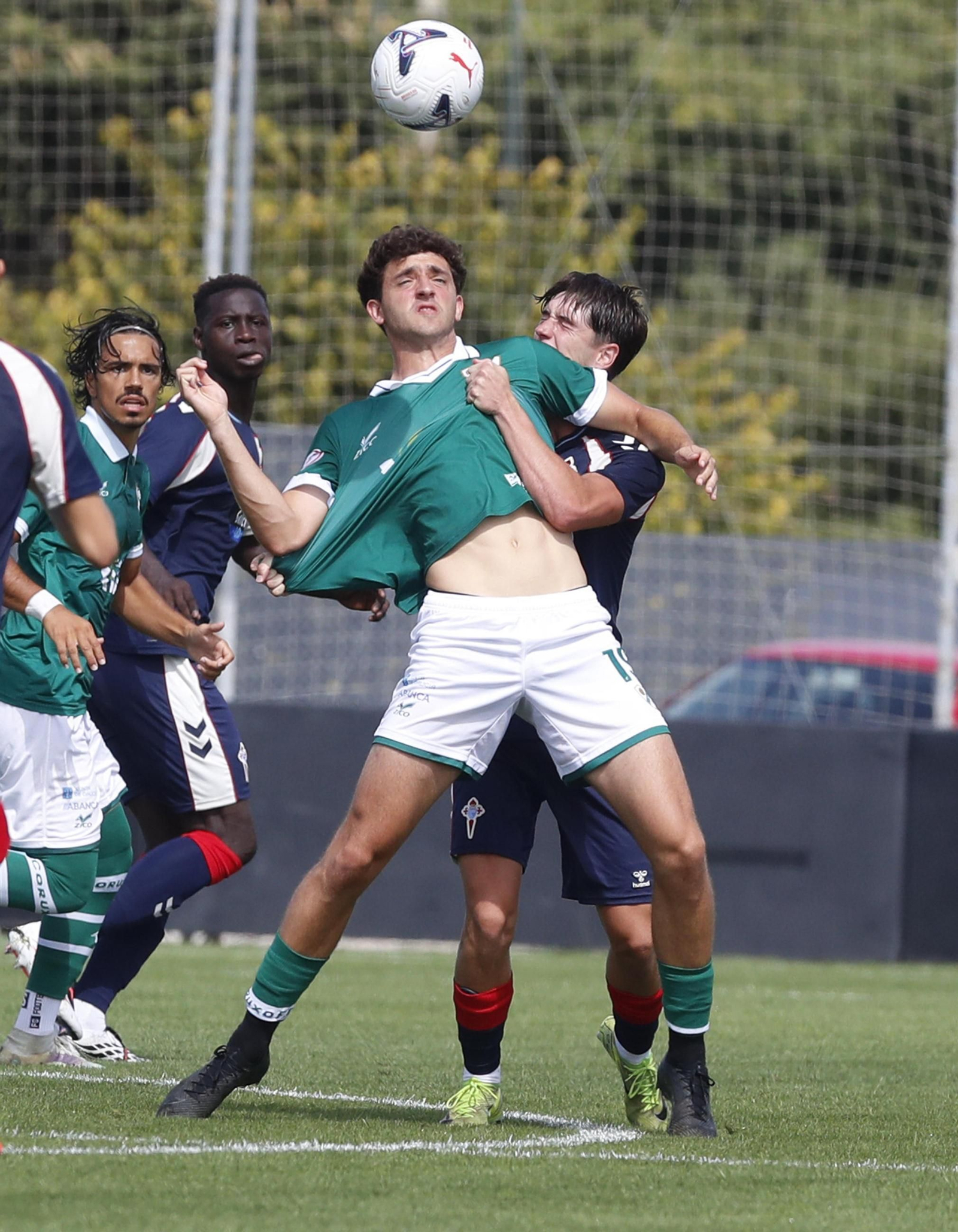 Galería | Celta Fortuna y Coruxo se miden en la pretemporada