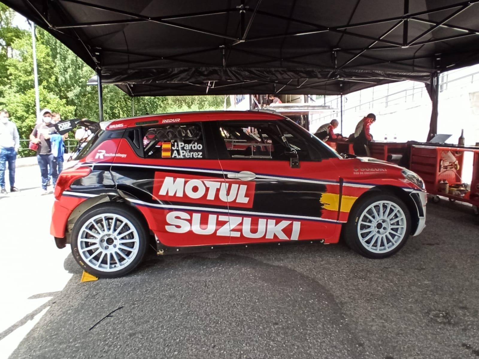 La jornada de verificaciones de este martes en Expourense da las últimas pinceladas para el Rally 2021 (David Villarino y Diego Sotelo)