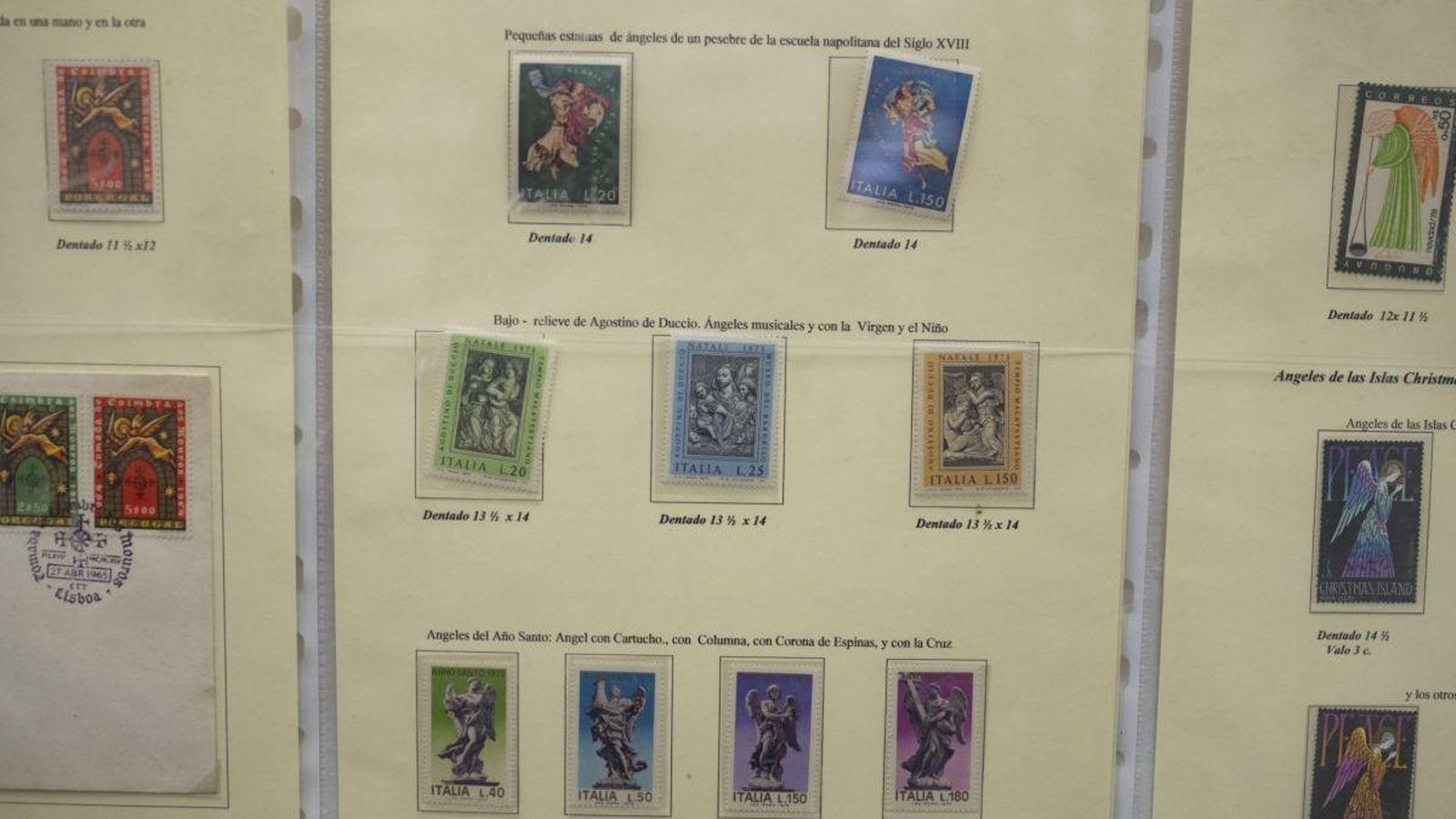 Sellos con imágenes de la escuela napolitana, siglo XVIII.