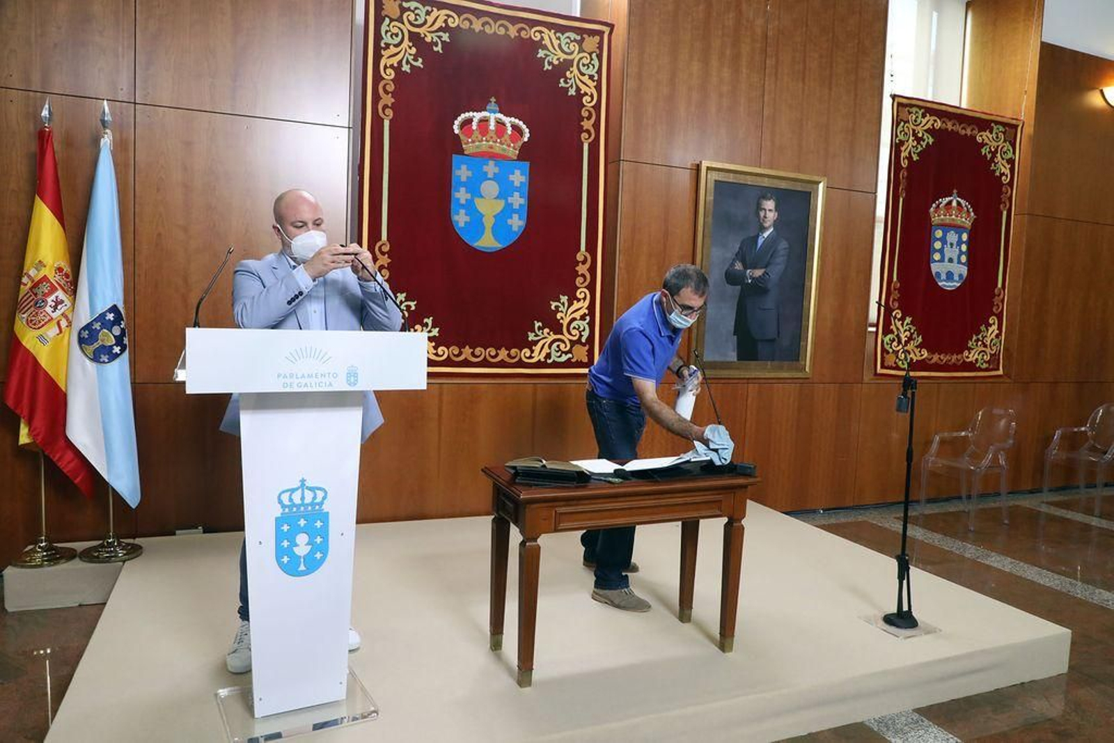 Alberto Núñez Feijóo toma
posesión como presidente de la Xunta