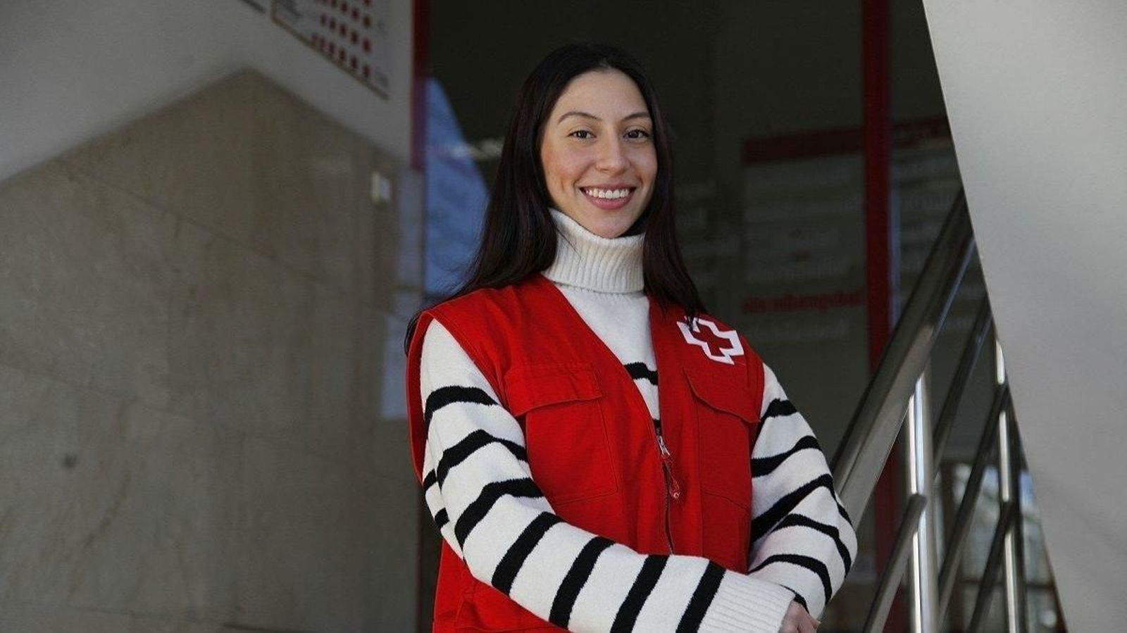 Daniela Calle es voluntaria en Cruz Roja.
